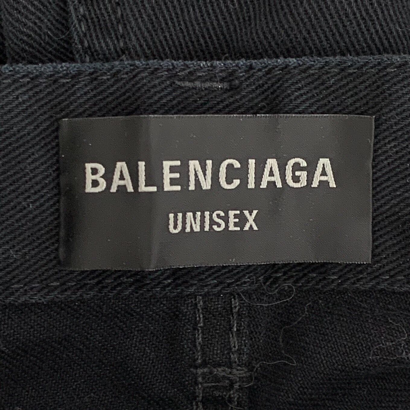 Balenciaga Balenciaga Black Cotton Denim Jeans Size L Size US 33 - 6 Thumbnail