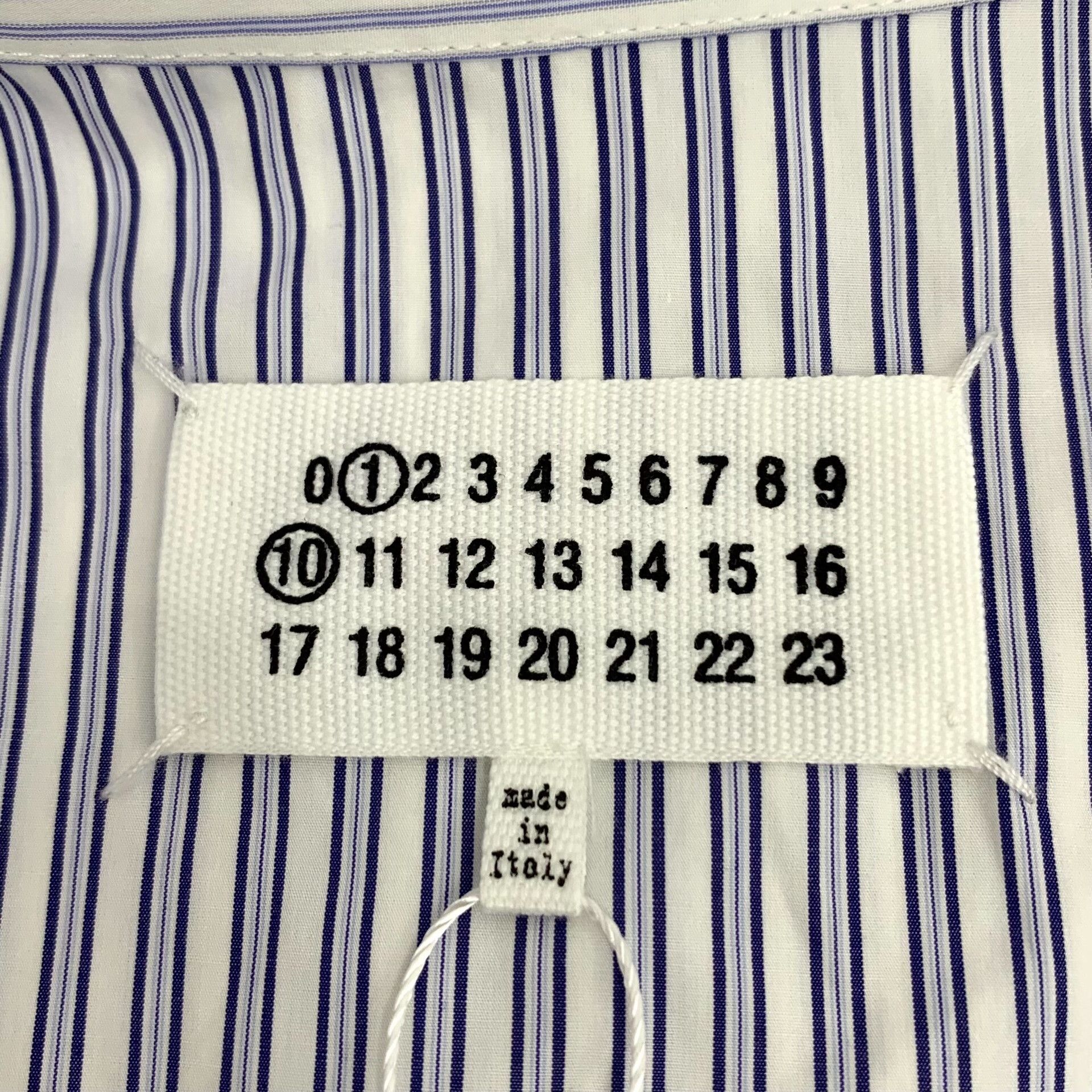 Maison Margiela Maison Margiela Striped Western Panel Shirt 39 Size US M / EU 48-50 / 2 - 5 Thumbnail