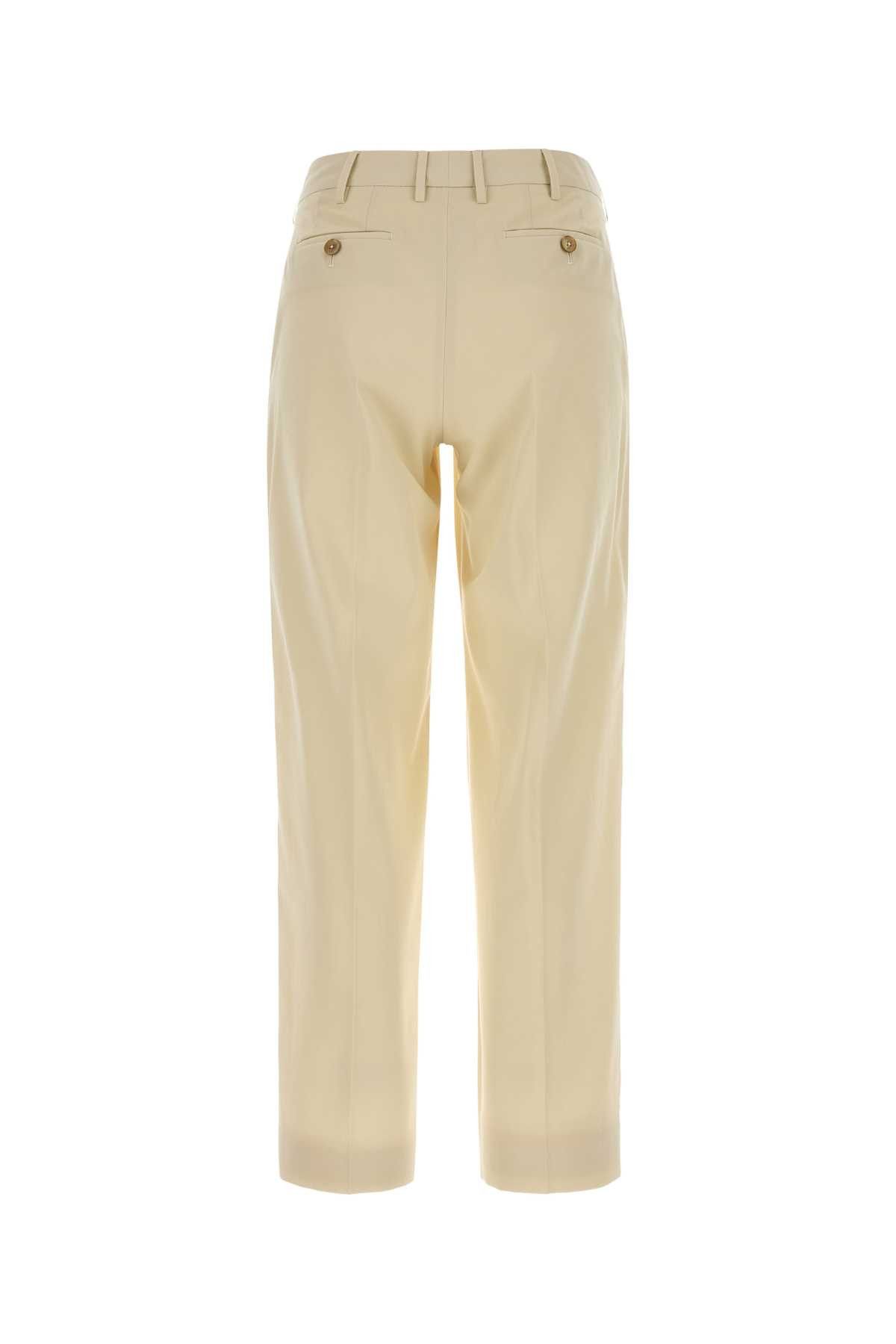PT Torino Cream Cotton Emma Pant Size 30" / US 8 / IT 44 - 2 Thumbnail