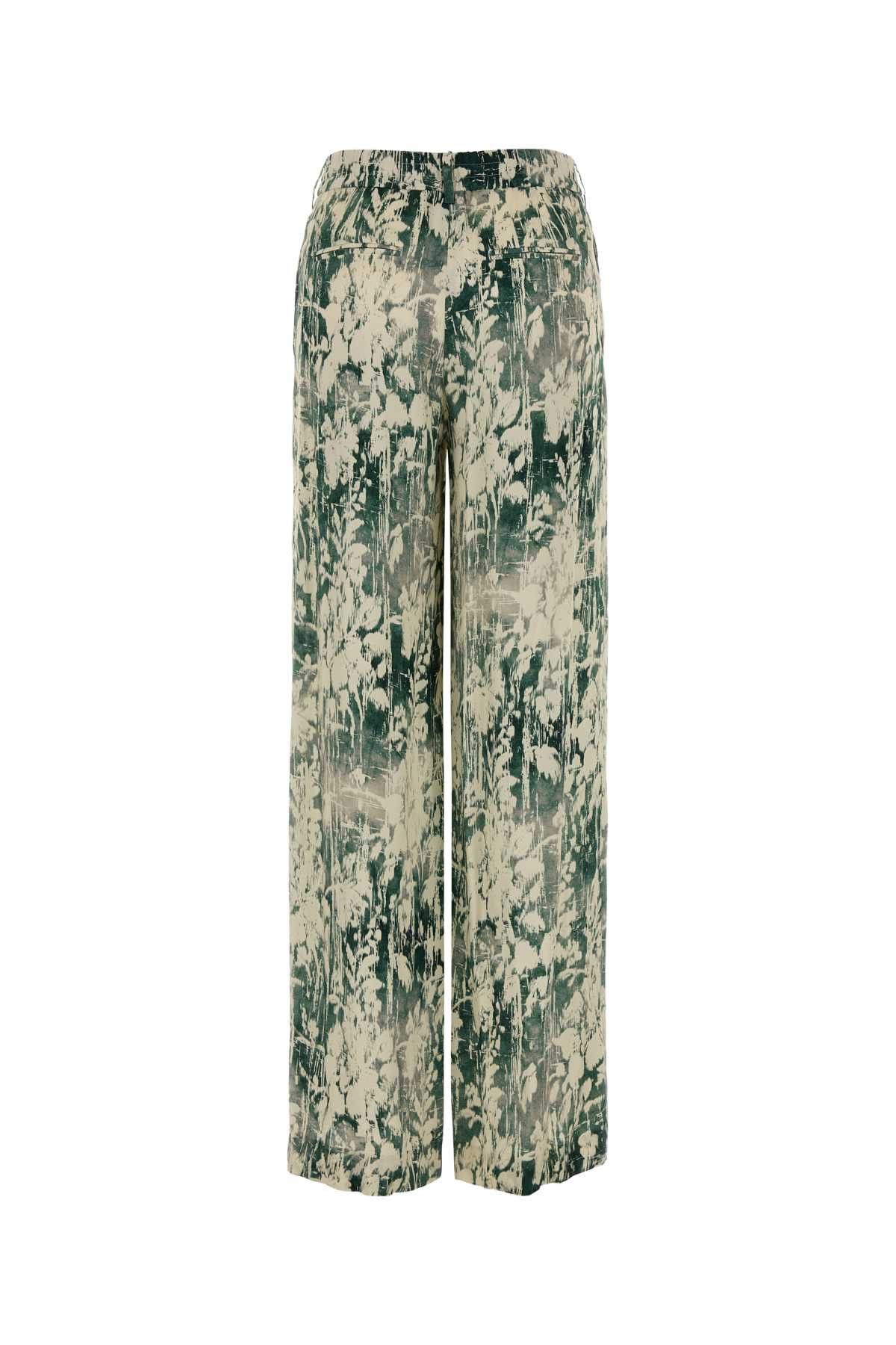PT Torino Printed Satin Lorenza Wide-Leg Pant Size 28" / US 6 / IT 42 - 2 Thumbnail