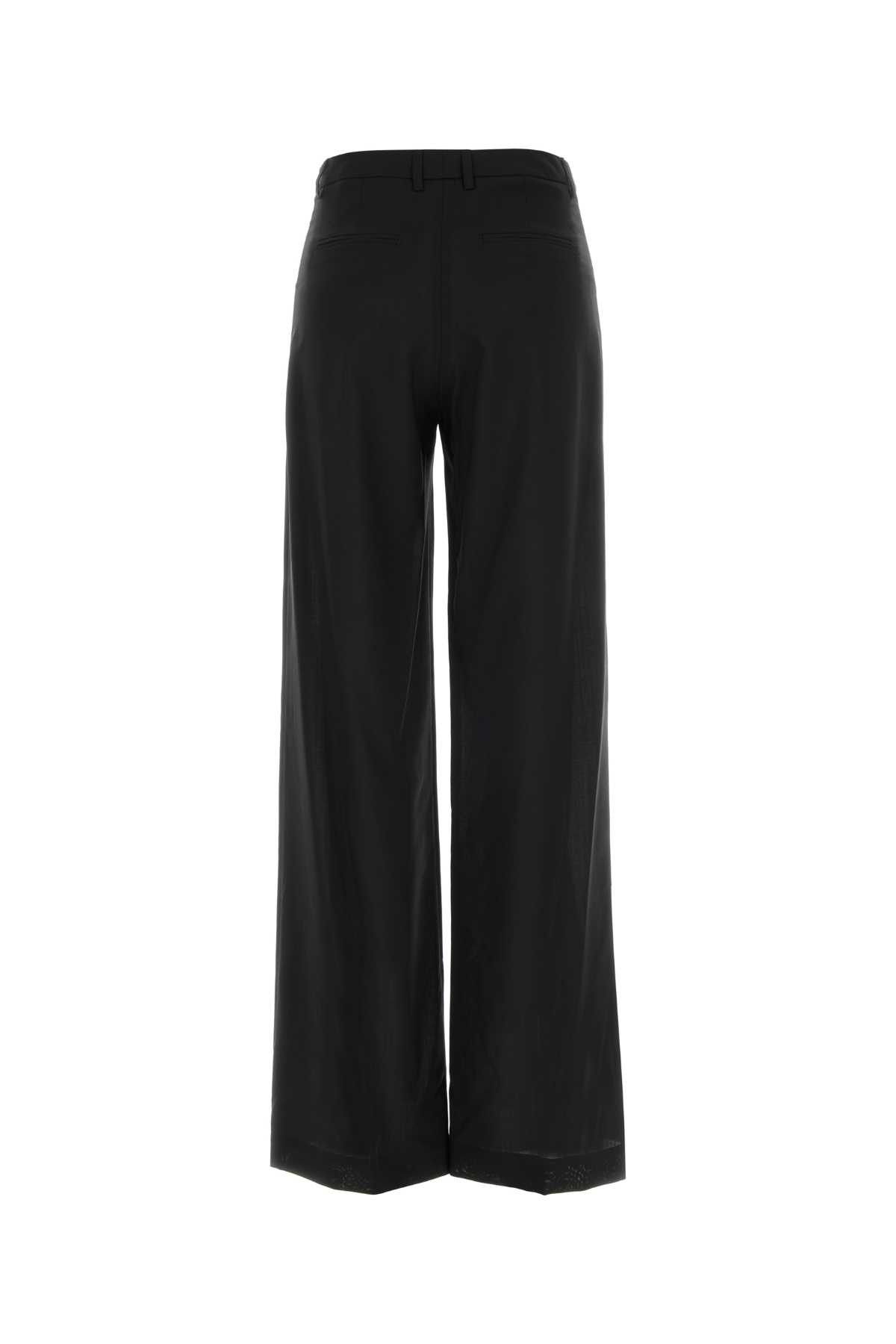 PT Torino Black Wool Renee Palazzo Pant Size 26" / US 2 / IT 38 - 2 Thumbnail