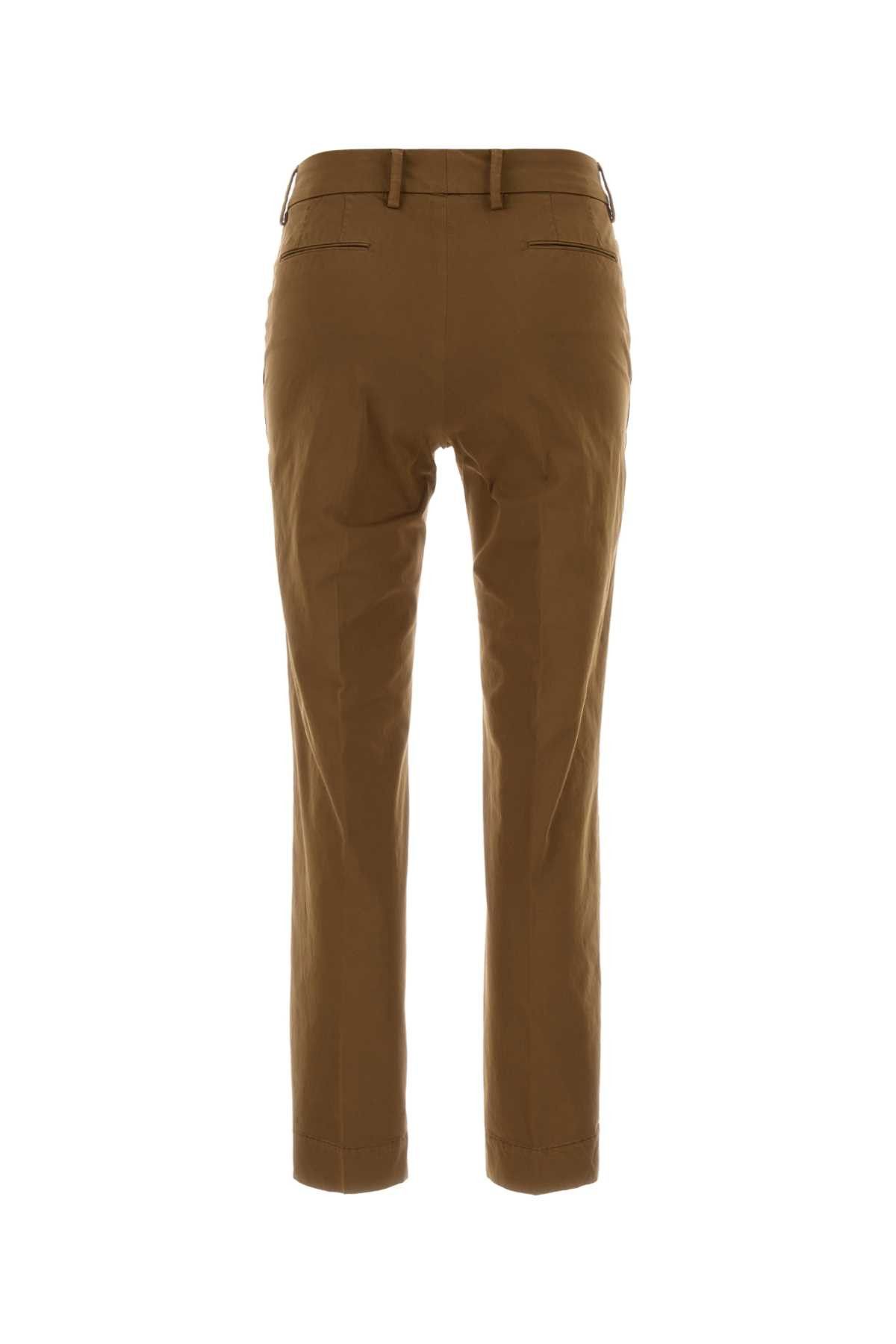 PT Torino Brown Stretch Cotton New York Pant Size 34" / US 12 / IT 48 - 2 Thumbnail