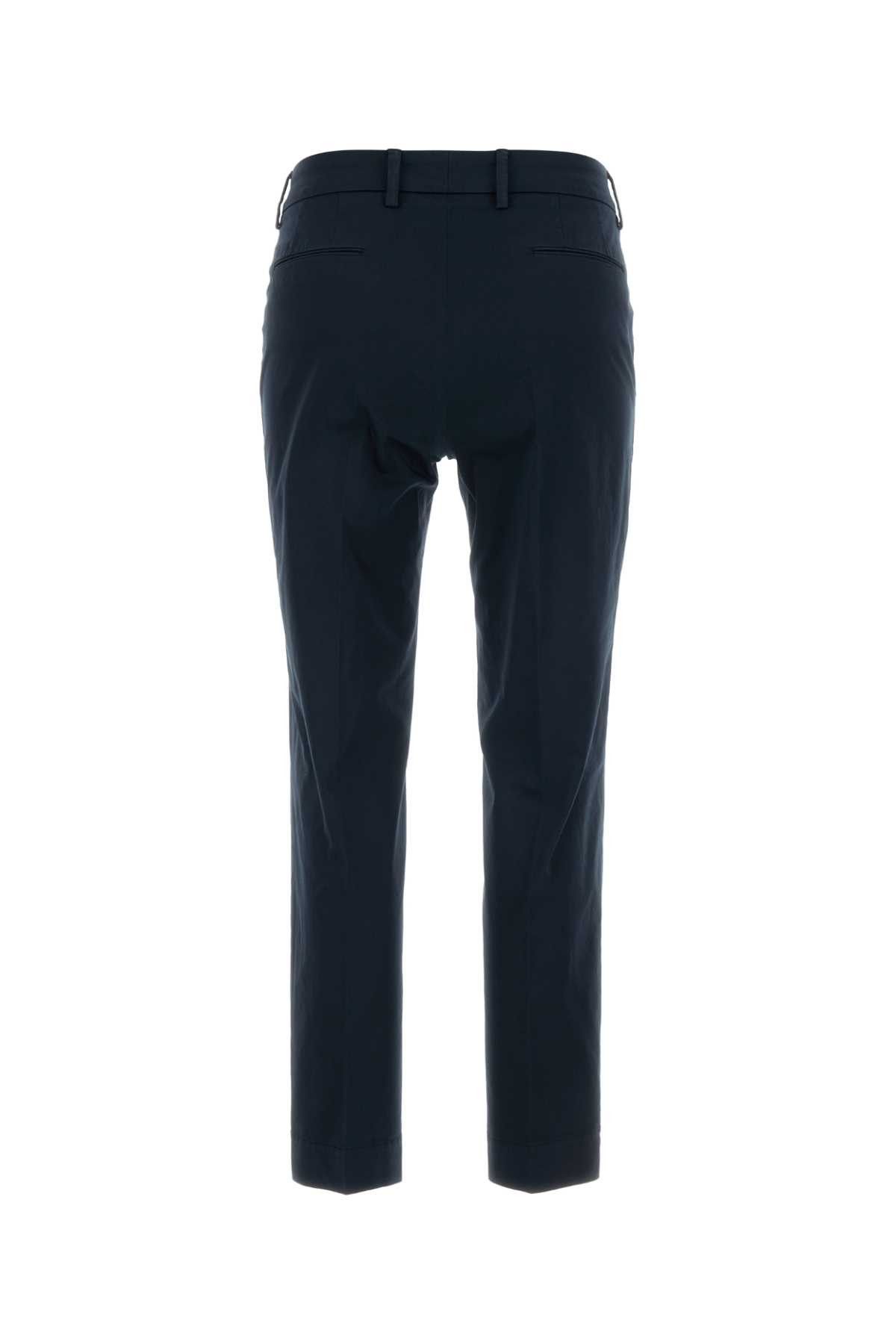 PT Torino Navy Blue Stretch Cotton New York Pant Size 34" / US 12 / IT 48 - 2 Thumbnail