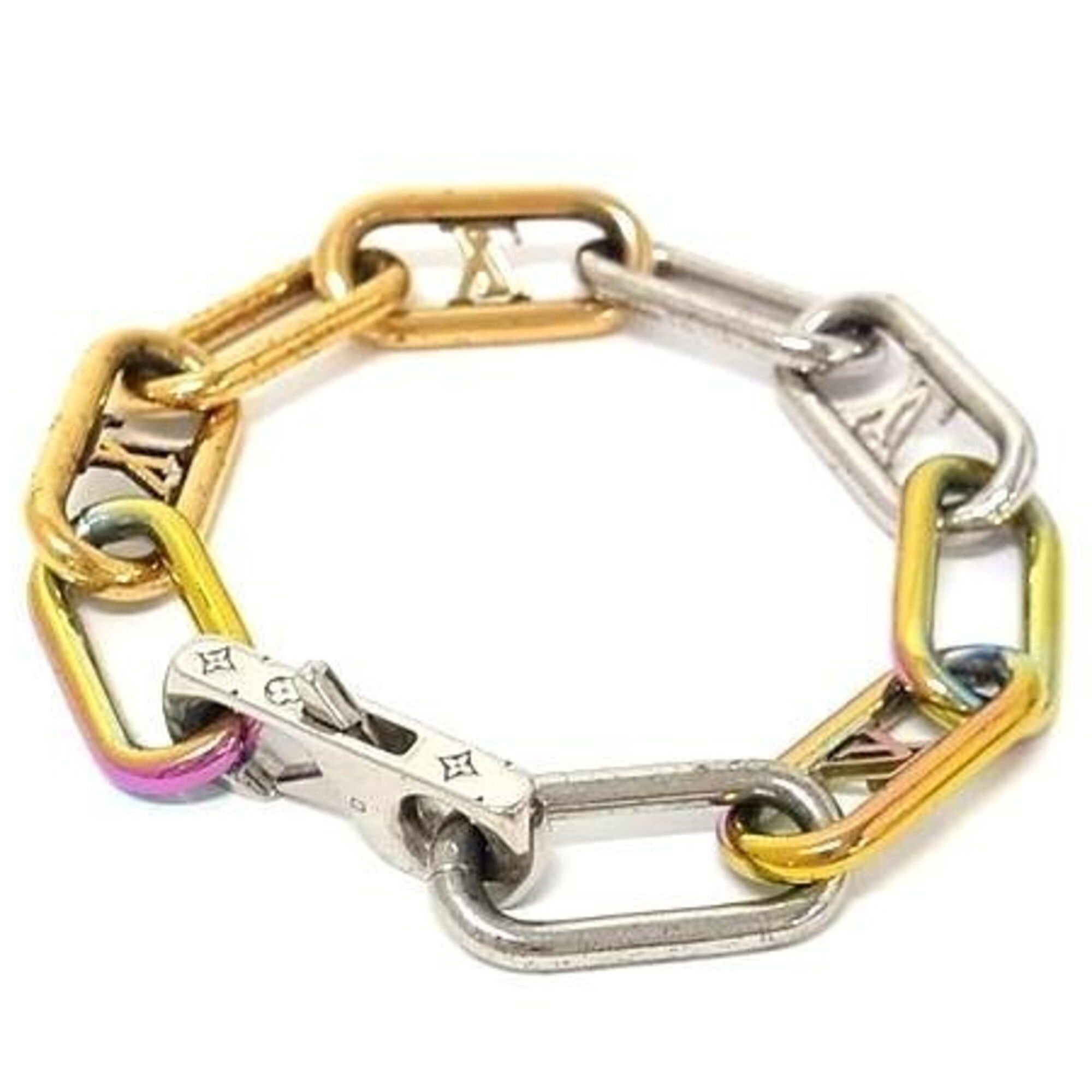 Louis Vuitton Louis Vuitton Bracelet Signature Chain M80178 Multicolor Metal Men's Size ONE SIZE - 2 Thumbnail