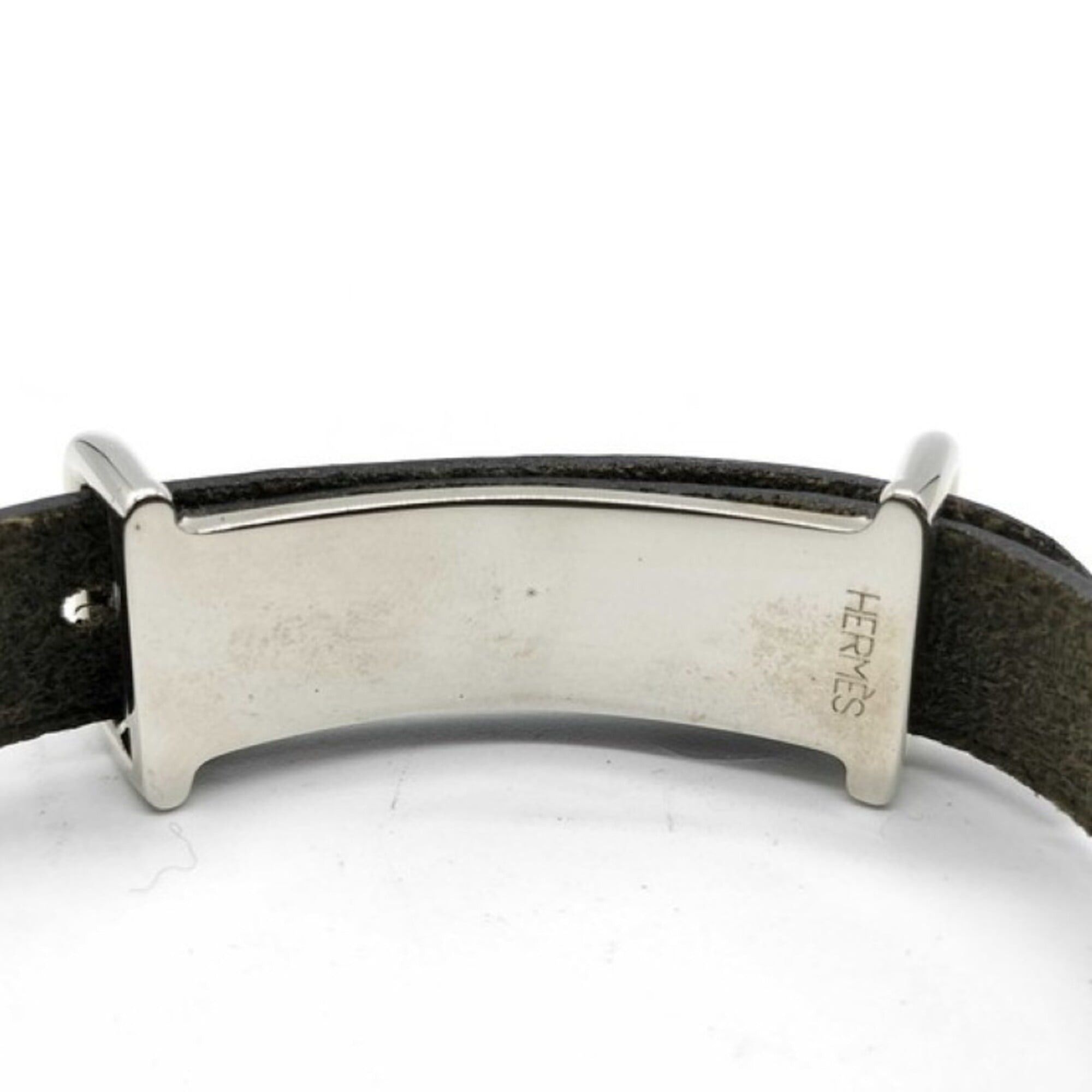 Hermes Hermes Bracelet Api 2 Black Leather Men's Women's Size ONE SIZE - 4 Thumbnail