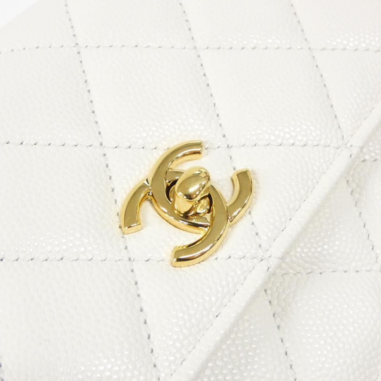 Chanel Chanel Chanel Caviar Skin Chain Clutch Leather Clutch Bag AP3318 DUTY FREE for USA Size ONE SIZE - 4 Thumbnail