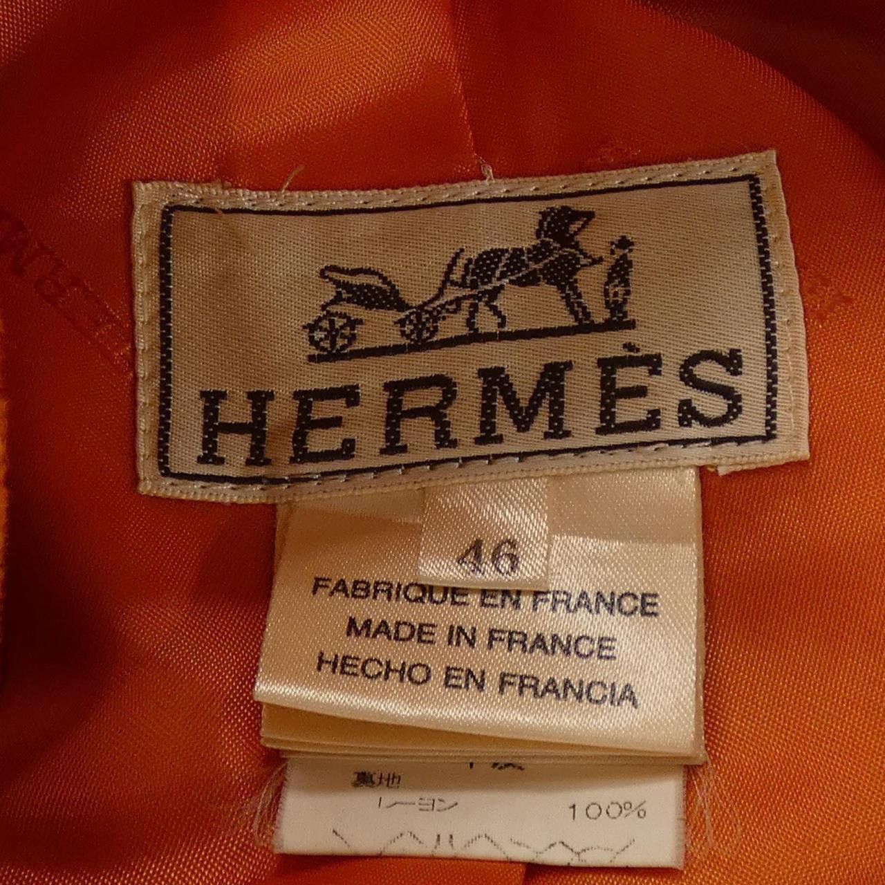 Hermes Hermes Hermes Wool Rayon Coat Textile Outerwear DUTY FREE for USA Size ONE SIZE - 5 Thumbnail
