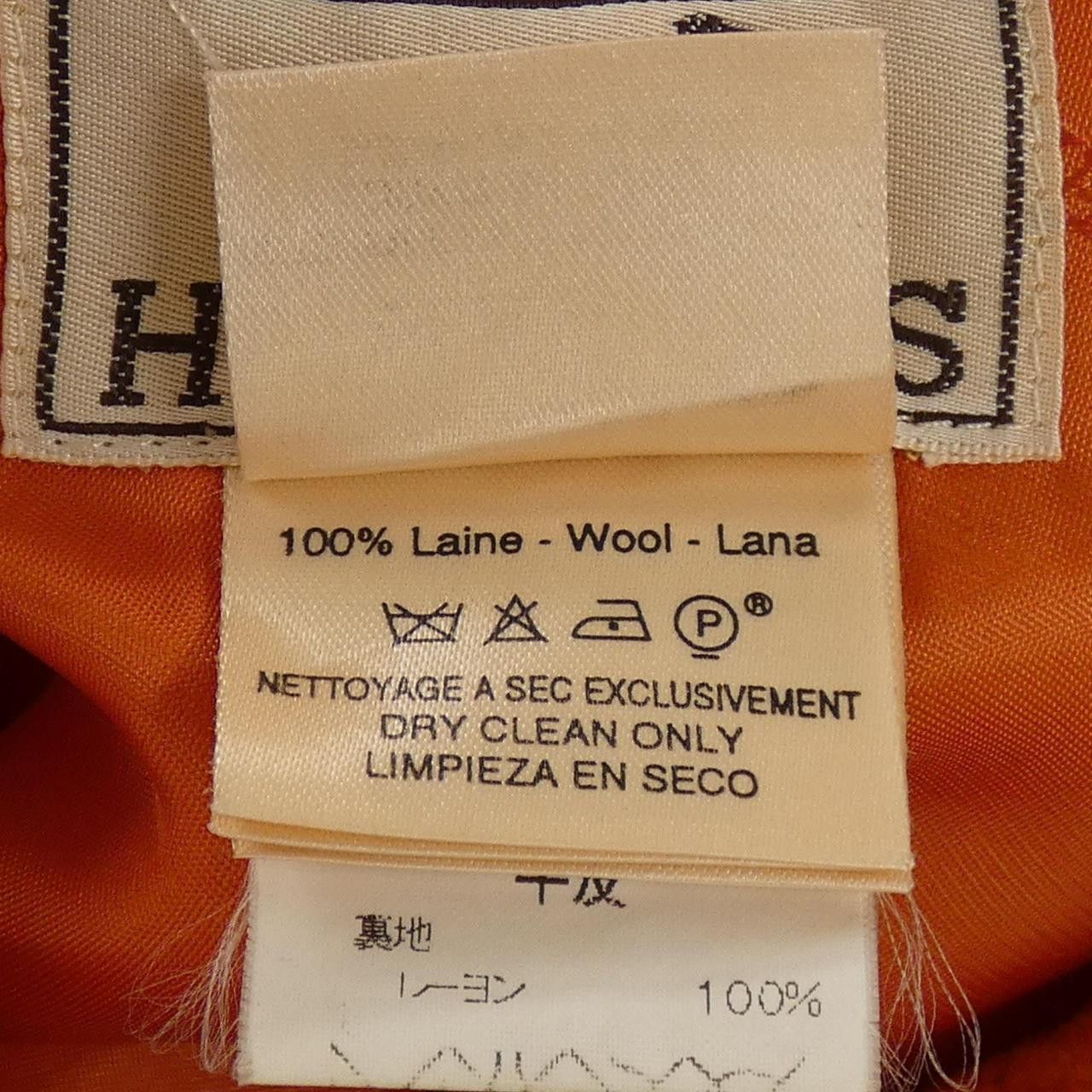 Hermes Hermes Hermes Wool Rayon Coat Textile Outerwear DUTY FREE for USA Size ONE SIZE - 3 Thumbnail