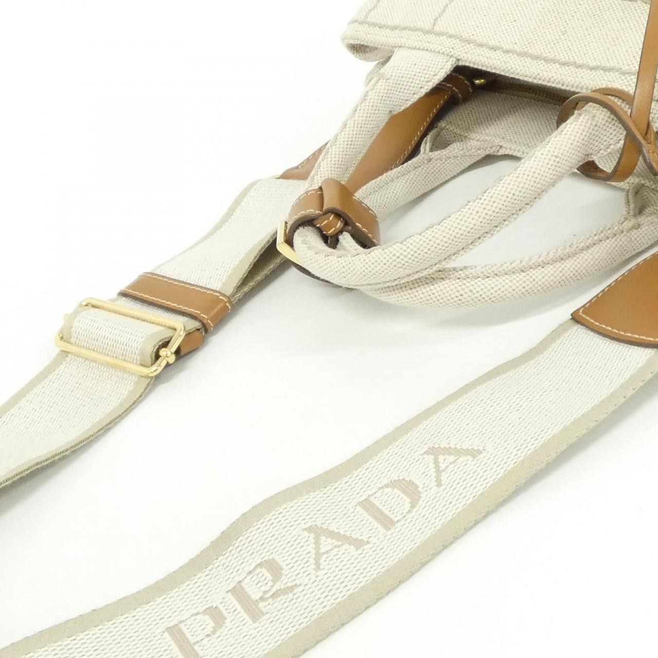 Prada Prada Prada Mistolino Ricam Handbag Textile Handbag 1BA038 DUTY FREE for USA Size ONE SIZE - 8 Thumbnail