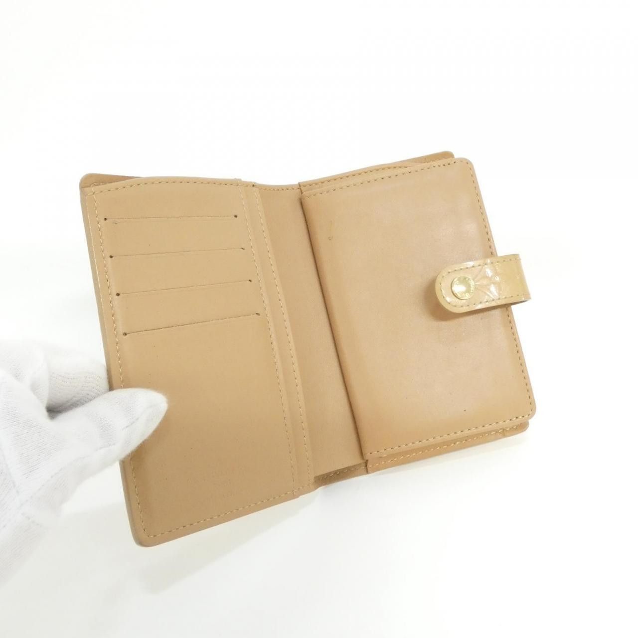 Louis Vuitton Louis Vuitton Louis Vuitton Vernis Portefeuille Viennois Wallet Plastic / Synthetic Short Wallet M91361 DUTY FREE for USA Size ONE SIZE - 6 Thumbnail