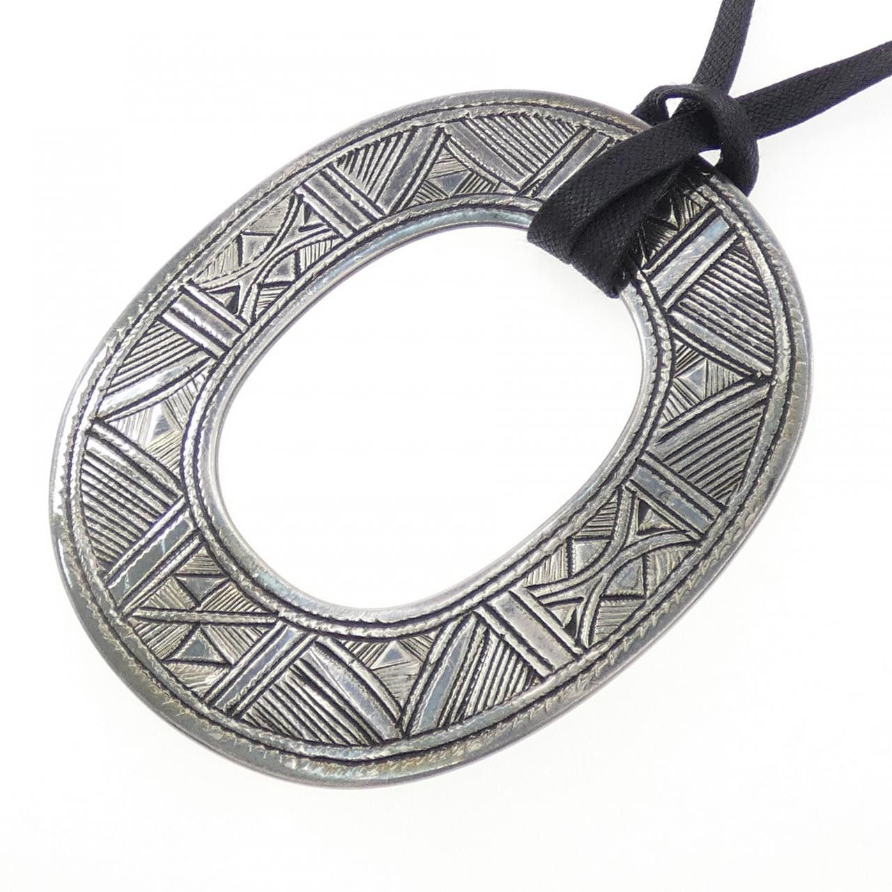 Hermes Hermes Hermes Touareg 925 Silver Necklace Precious Metal Necklace DUTY FREE for USA Size ONE SIZE - 3 Thumbnail