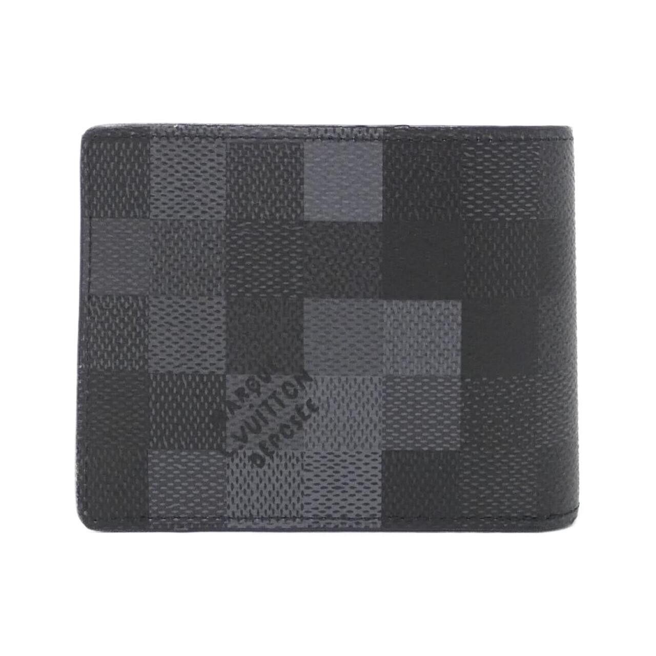 Louis Vuitton Louis Vuitton Louis Vuitton Damoflage Portefeuille Slender Leather Wallet Textile Short Wallet M14927 DUTY FREE for USA Size ONE SIZE - 2 Thumbnail