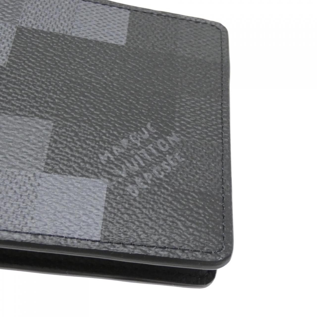 Louis Vuitton Louis Vuitton Louis Vuitton Damoflage Portefeuille Slender Leather Wallet Textile Short Wallet M14927 DUTY FREE for USA Size ONE SIZE - 3 Thumbnail