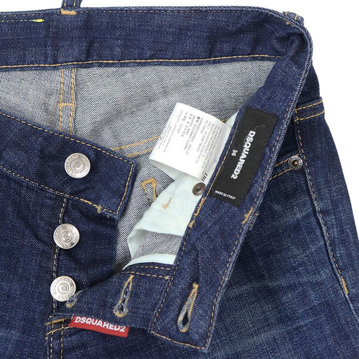 Dsquared2 Dsquared2 DSQUARED2 Jennifer Jean Bleach Splash Denim Jeans Textile Jeans DUTY FREE for USA Size ONE SIZE - 5 Thumbnail