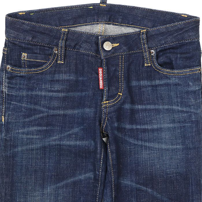 Dsquared2 Dsquared2 DSQUARED2 Jennifer Jean Bleach Splash Denim Jeans Textile Jeans DUTY FREE for USA Size ONE SIZE - 2 Thumbnail