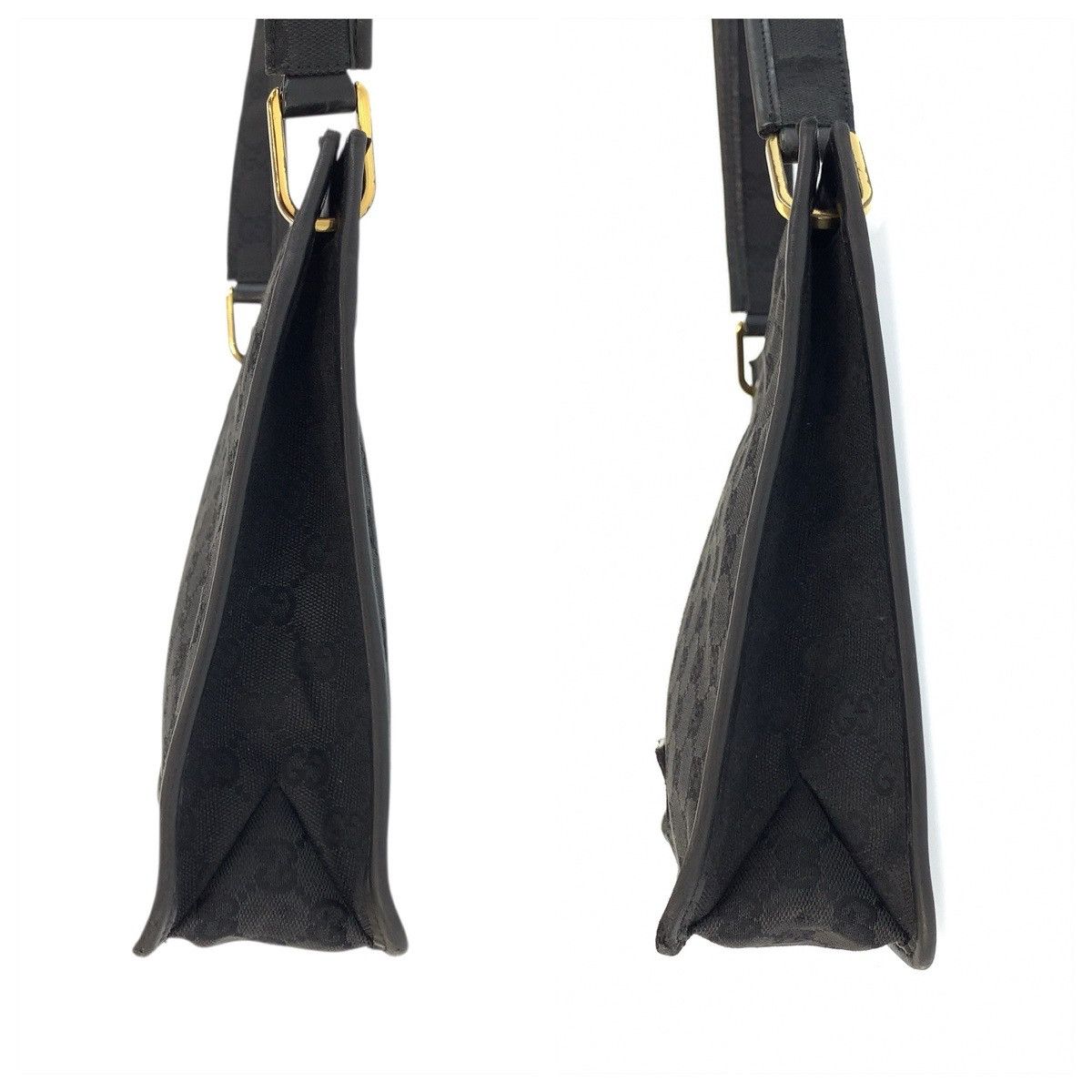 Gucci Gucci Gucci GG Canvas Leather Shoulder Bag Leather Shoulder Bag 01762 DUTY FREE for USA Size ONE SIZE - 8 Thumbnail