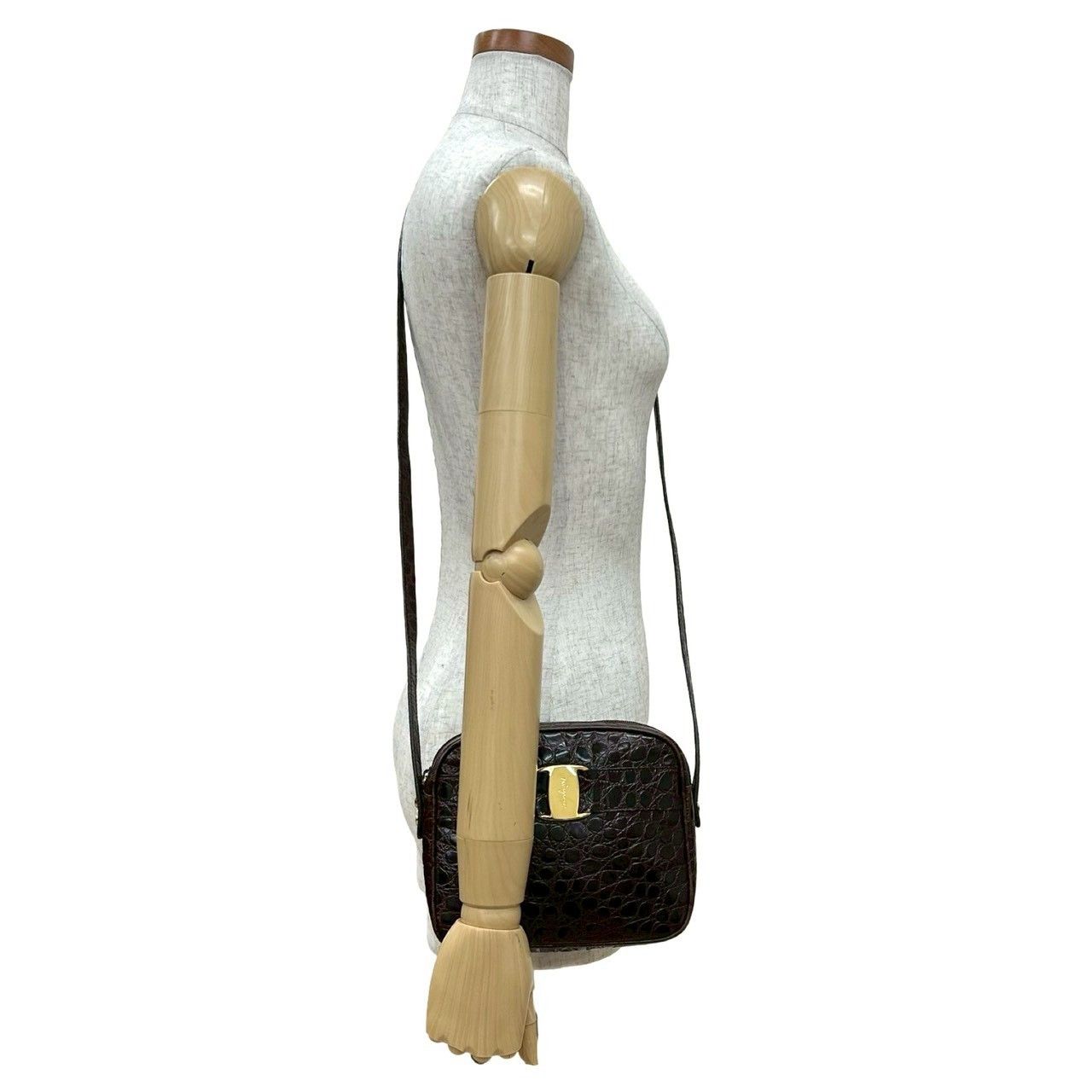 Salvatore Ferragamo Salvatore Ferragamo Salvatore Ferragamo Leather Shoulder Bag Leather Shoulder Bag DUTY FREE for USA Size ONE SIZE - 3 Thumbnail