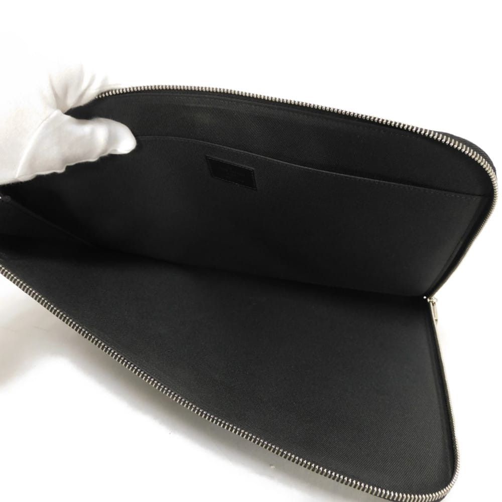 Louis Vuitton Louis Vuitton Louis Vuitton Pochette Jour GM Damier Graphite Clutch Bag Textile Clutch Bag N41685 DUTY FREE for USA Size ONE SIZE - 5 Thumbnail