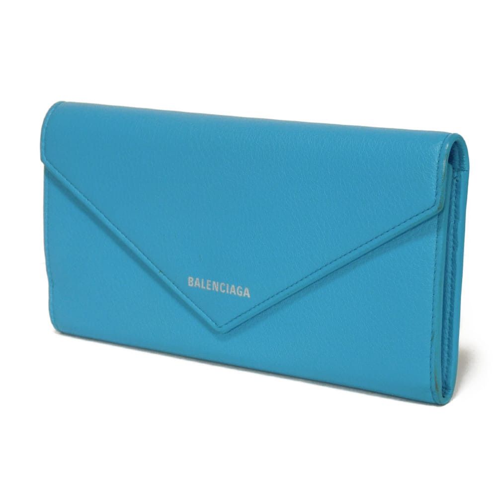 Balenciaga Balenciaga Balenciaga Paper Thin Money Calfskin Long Wallet Leather Long Wallet 499207DLQ0N4804 DUTY FREE for USA Size ONE SIZE - 2 Thumbnail