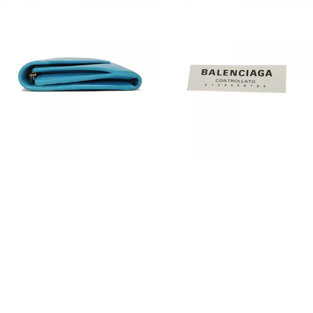 Balenciaga Balenciaga Balenciaga Paper Thin Money Calfskin Long Wallet Leather Long Wallet 499207DLQ0N4804 DUTY FREE for USA Size ONE SIZE - 20 Thumbnail