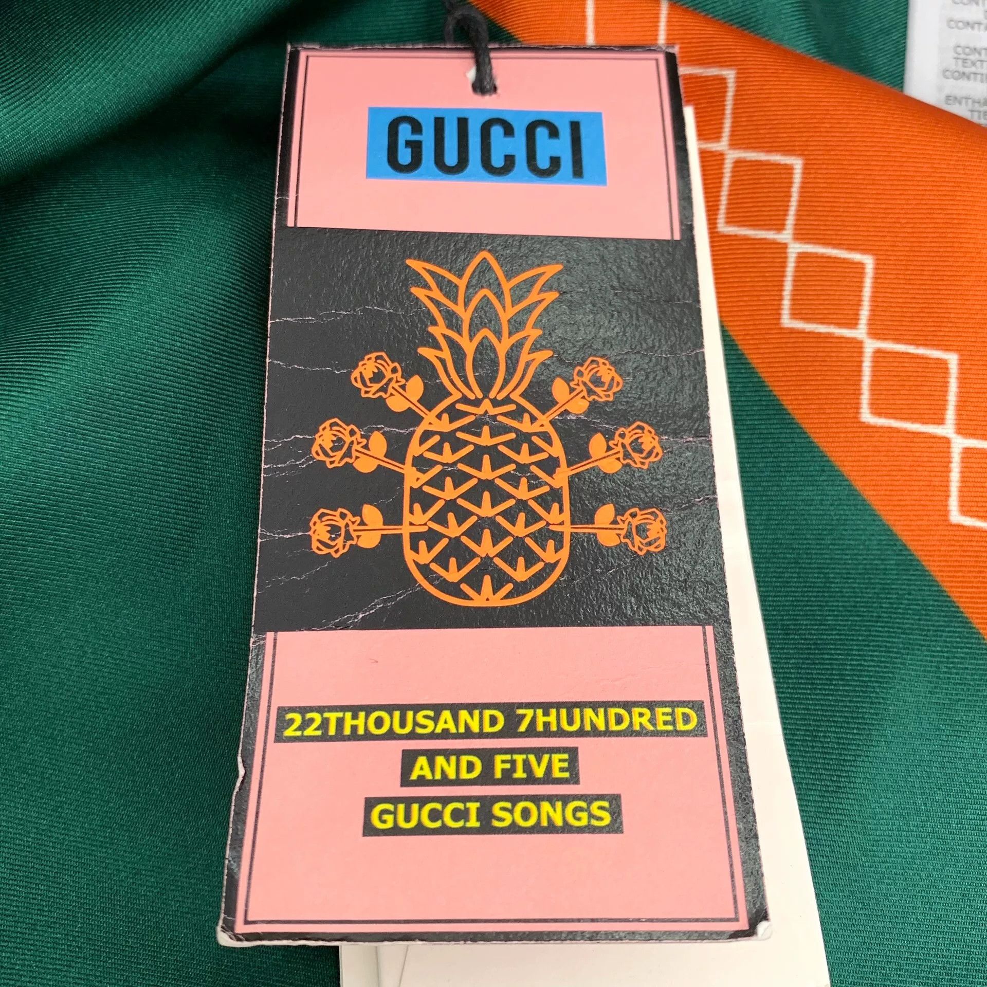 Gucci Gucci Pineapple Silk Button Up Size 46 Size US S / EU 44-46 / 1 - 7 Thumbnail