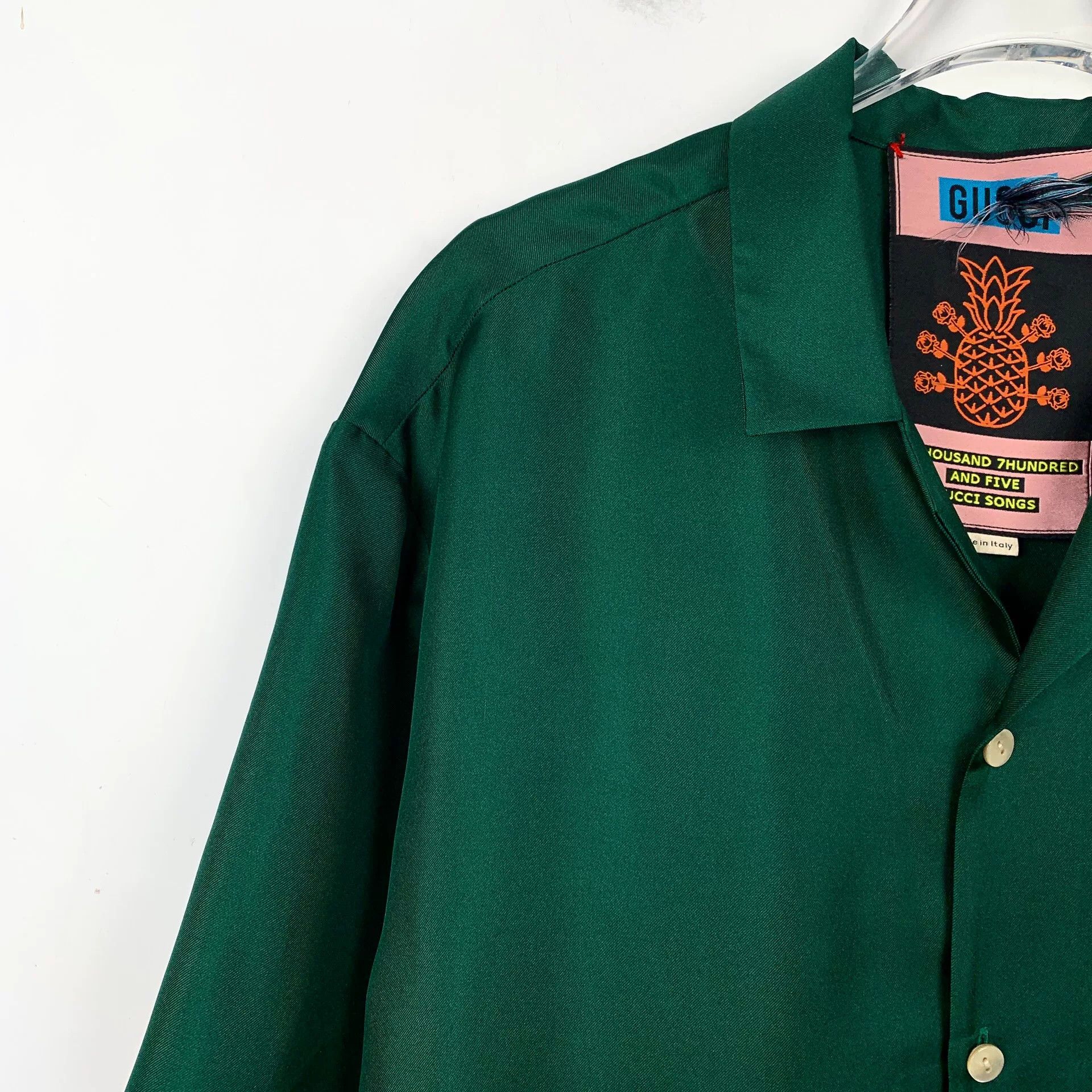 Gucci Gucci Pineapple Silk Button Up Size 46 Size US S / EU 44-46 / 1 - 3 Thumbnail