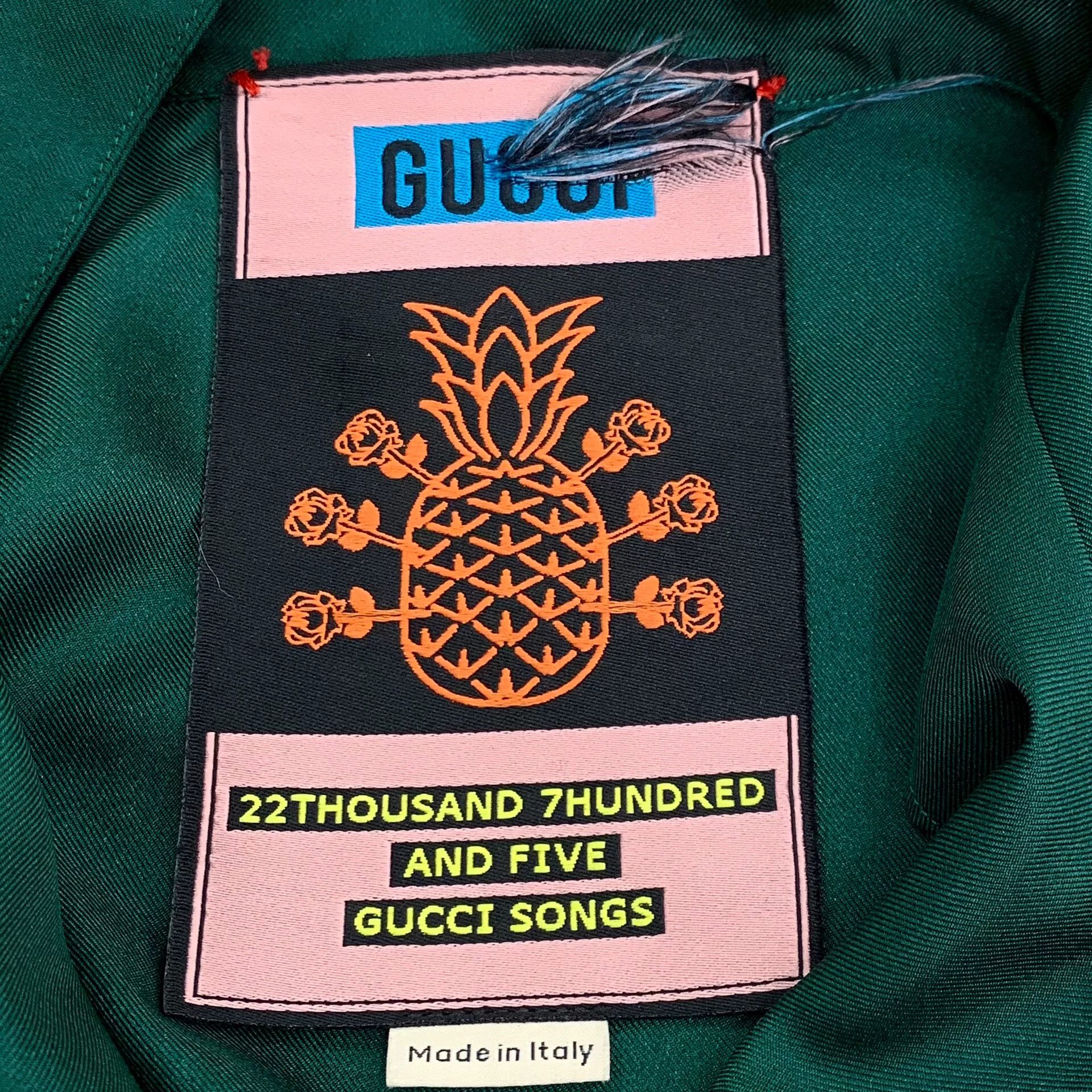 Gucci Gucci Pineapple Silk Button Up Size 46 Size US S / EU 44-46 / 1 - 5 Thumbnail