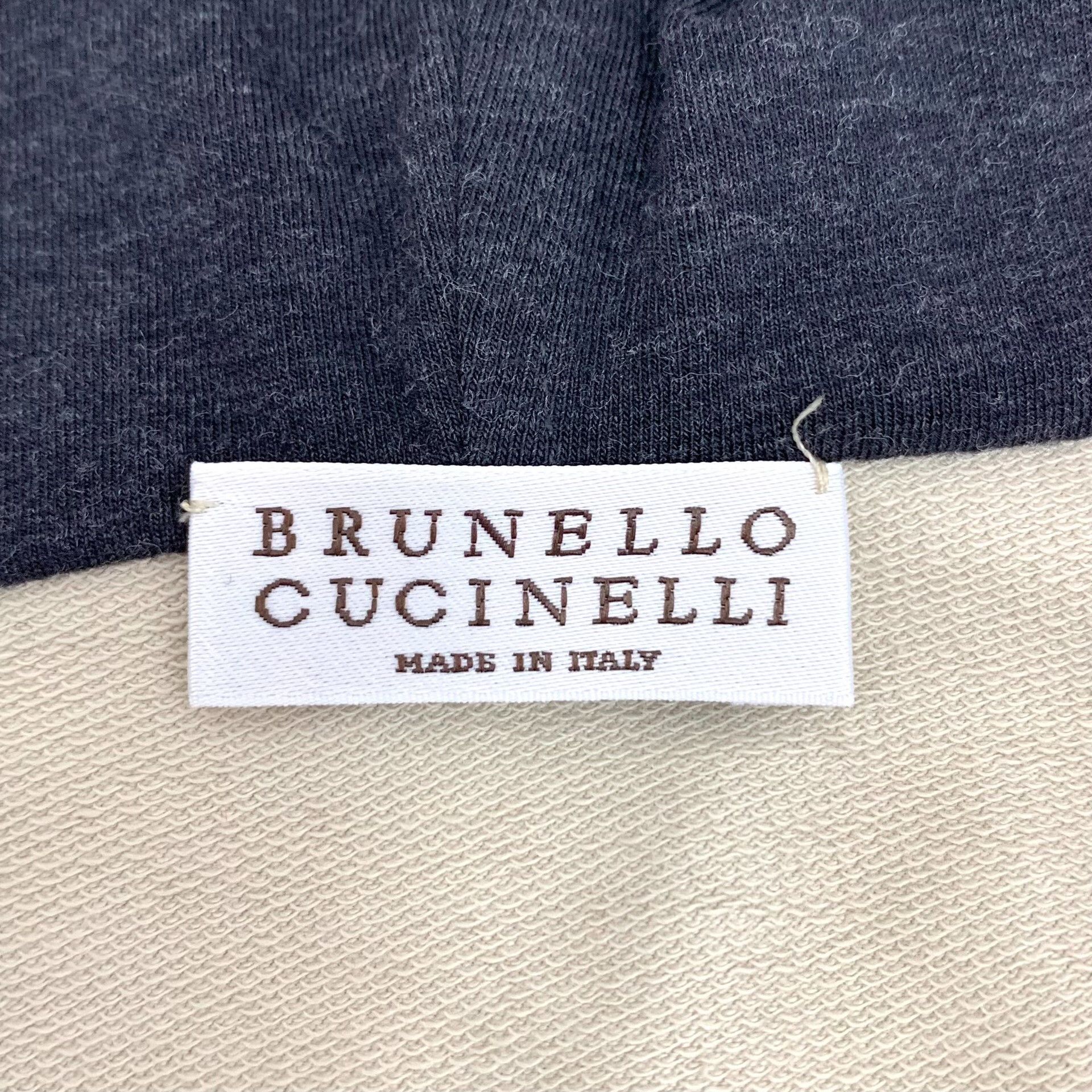Brunello Cucinelli Brunello Cucinelli Cotton Zip-Up Hoodie XXL Size US XXL / EU 58 / 5 - 5 Thumbnail