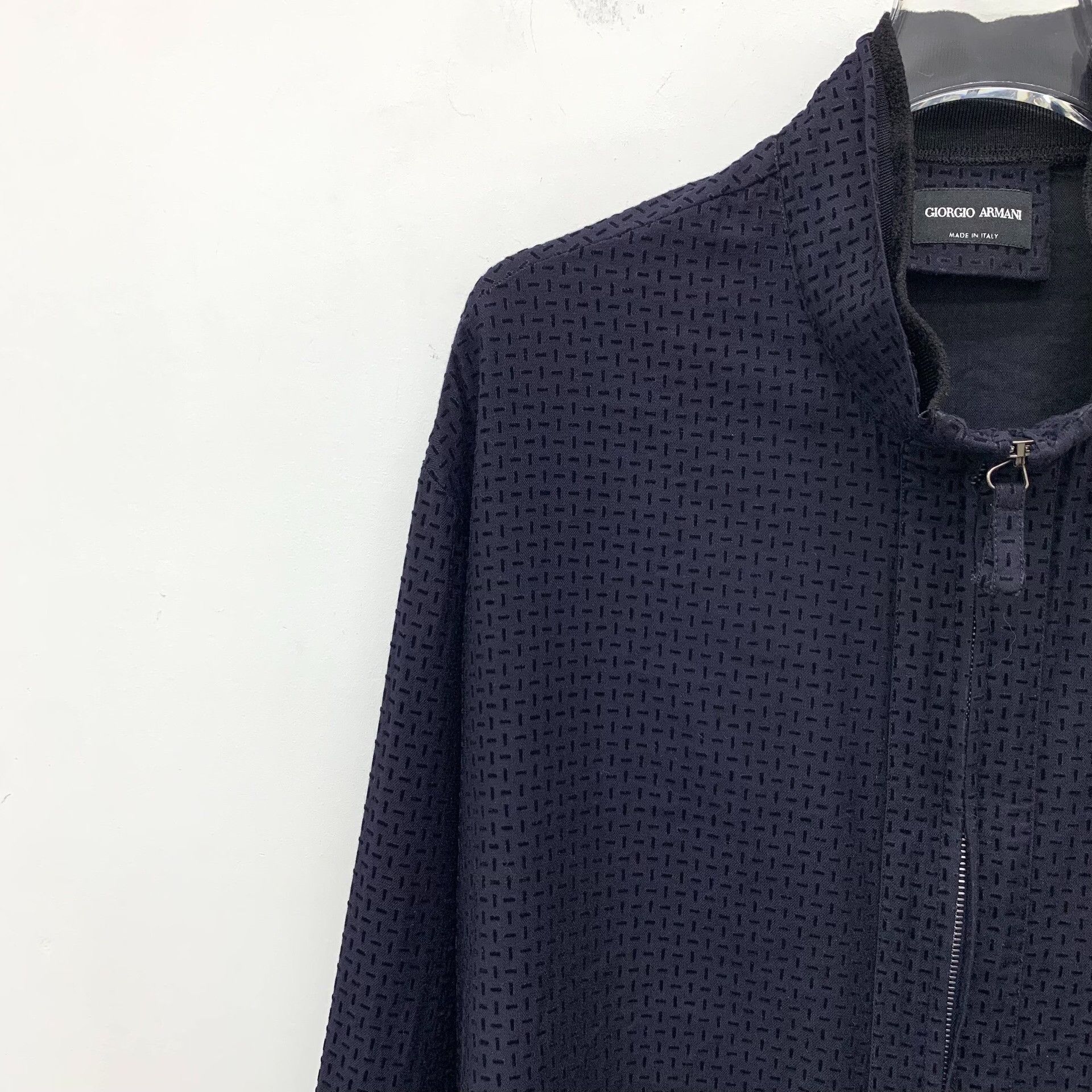 Giorgio Armani Giorgio Armani Textured Zip Up Jacket Size XXL Size US XXL / EU 58 / 5 - 3 Thumbnail
