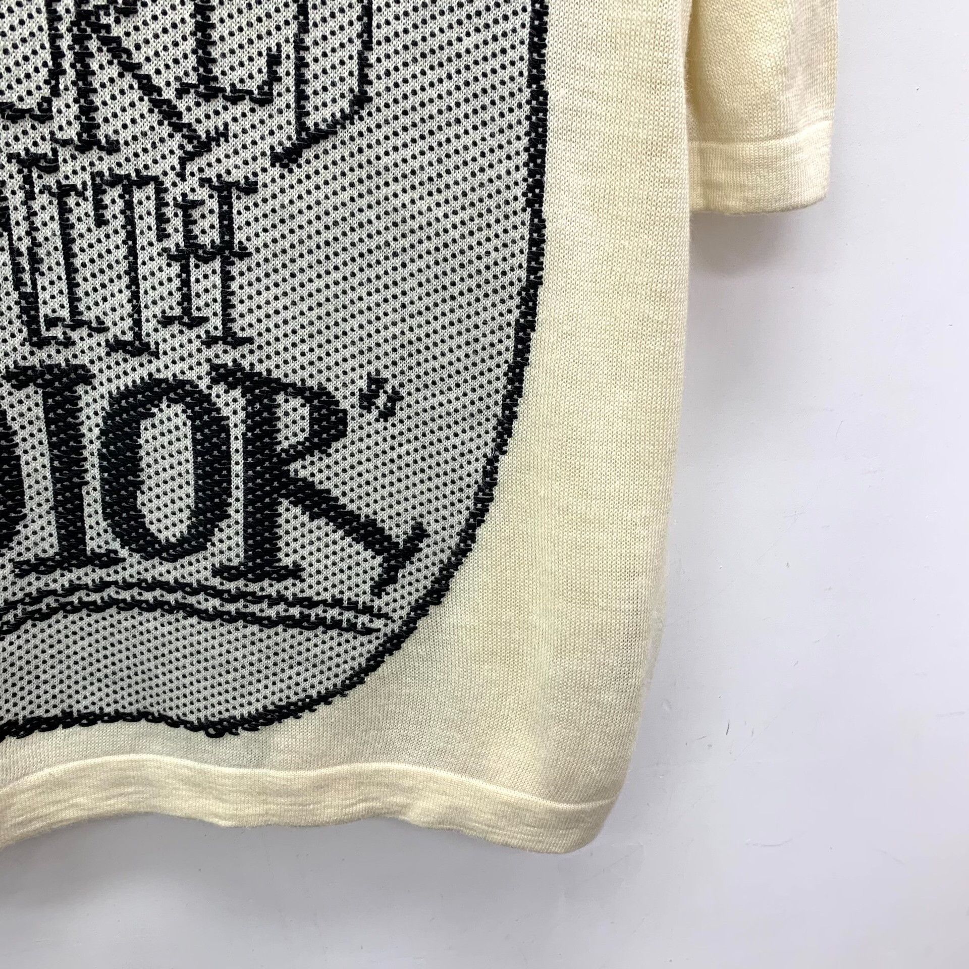 Dior Dior Graphic Speech Bubble Knit T-Shirt S Size S / US 4 / IT 40 - 4 Thumbnail
