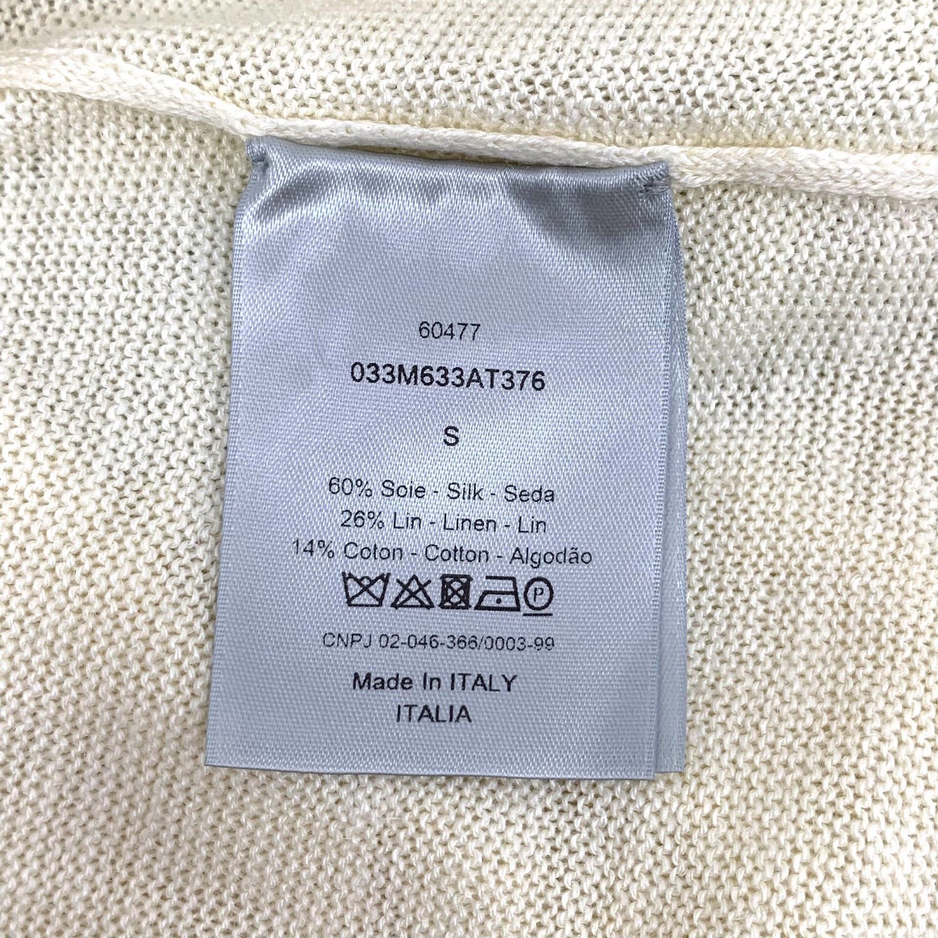 Dior Dior Graphic Speech Bubble Knit T-Shirt S Size S / US 4 / IT 40 - 7 Thumbnail