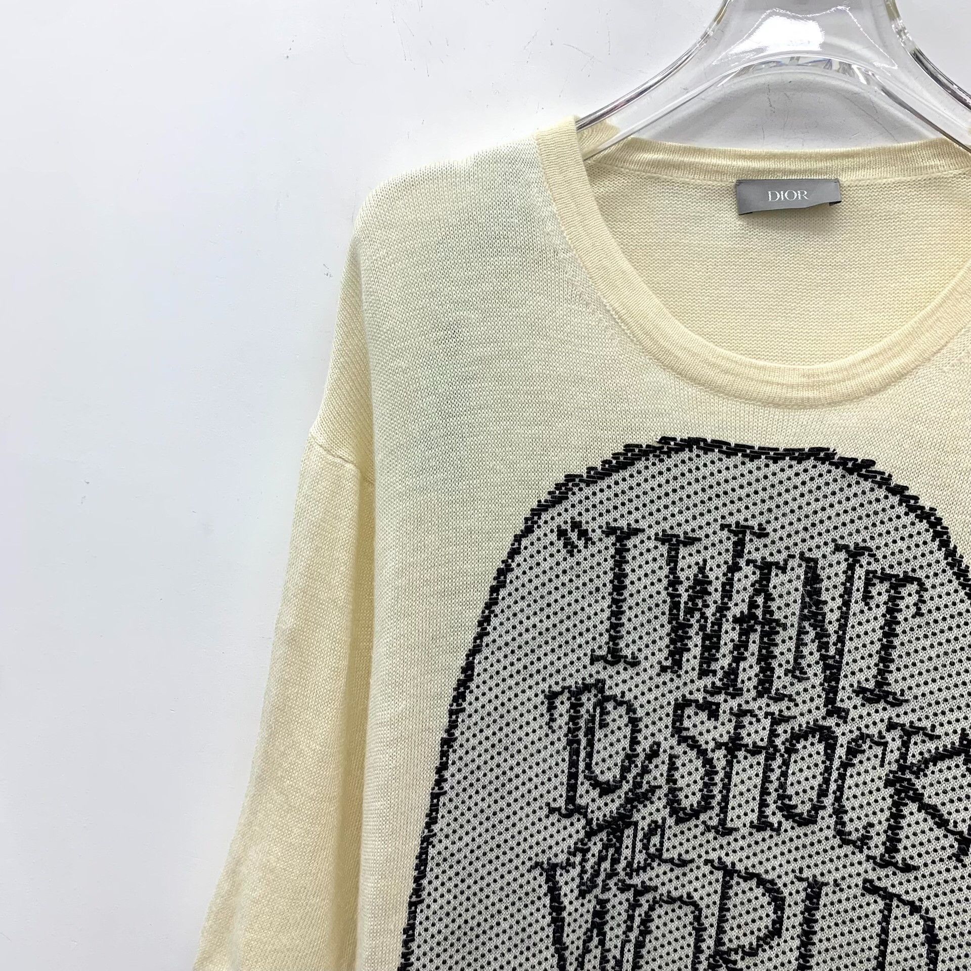 Dior Dior Graphic Speech Bubble Knit T-Shirt S Size S / US 4 / IT 40 - 3 Thumbnail