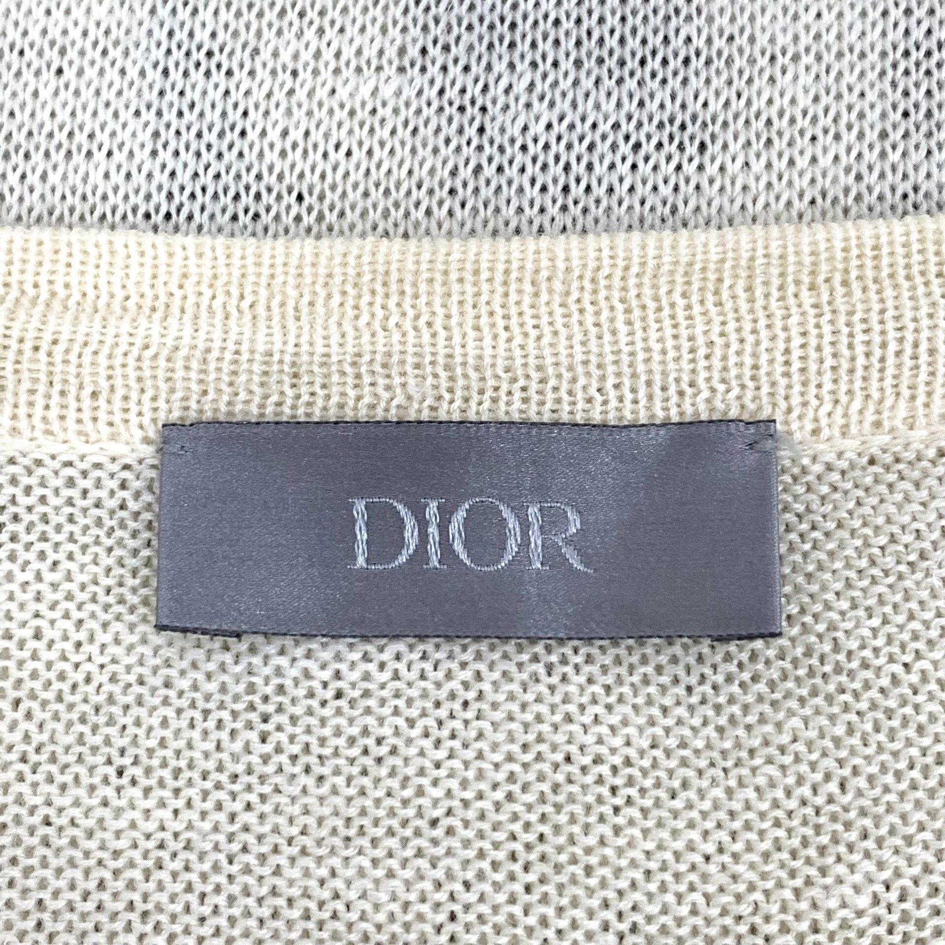 Dior Dior Graphic Speech Bubble Knit T-Shirt S Size S / US 4 / IT 40 - 5 Thumbnail