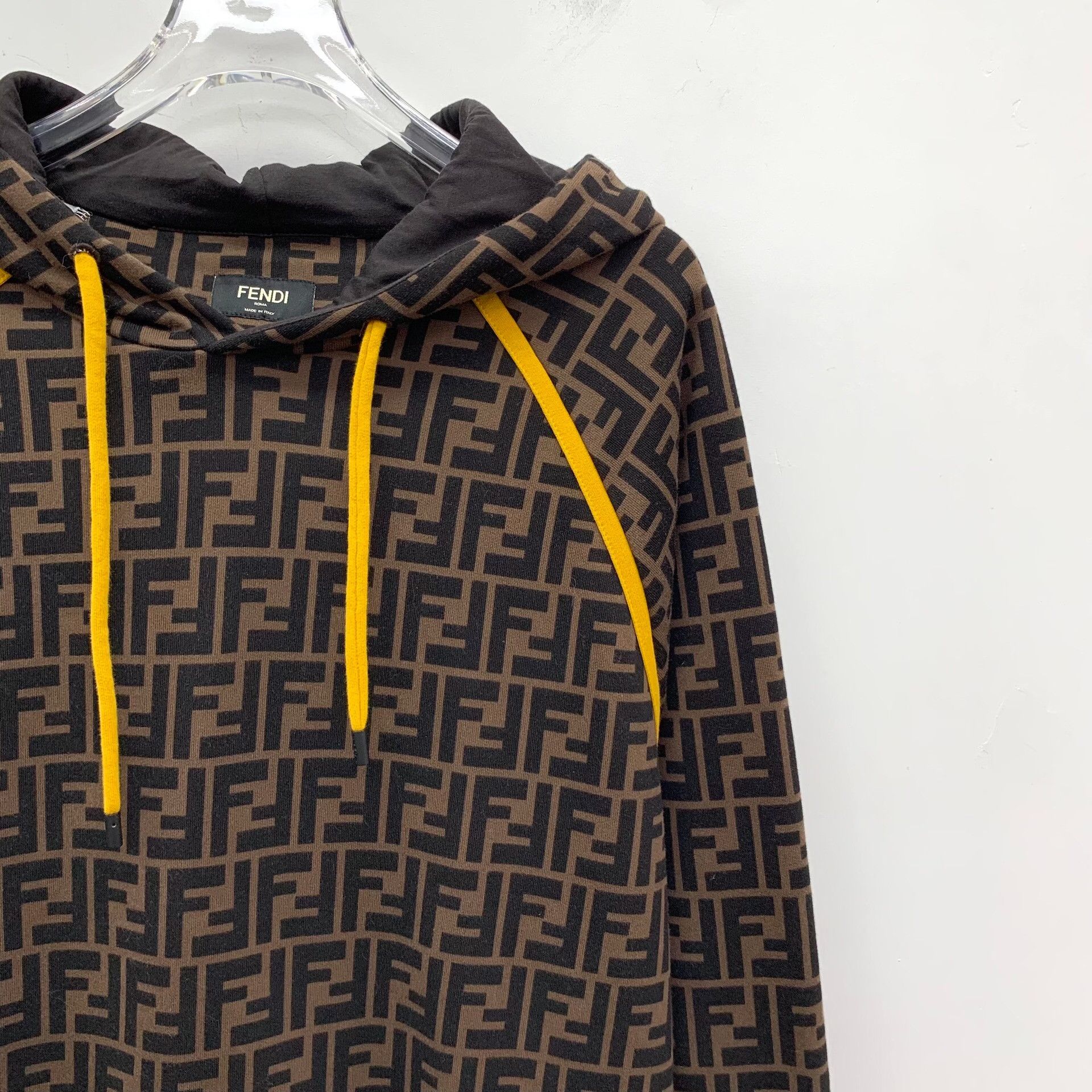 Fendi Fendi FF Monogram Hoodie Size S Size US S / EU 44-46 / 1 - 3 Thumbnail