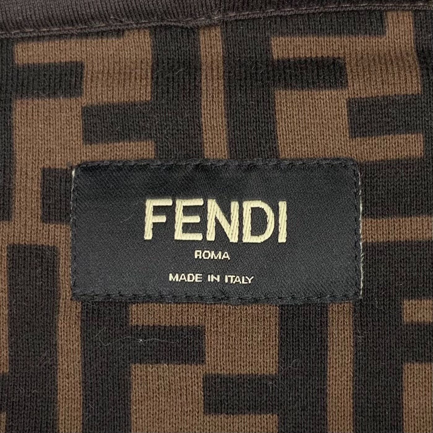 Fendi Fendi FF Monogram Hoodie Size S Size US S / EU 44-46 / 1 - 5 Thumbnail