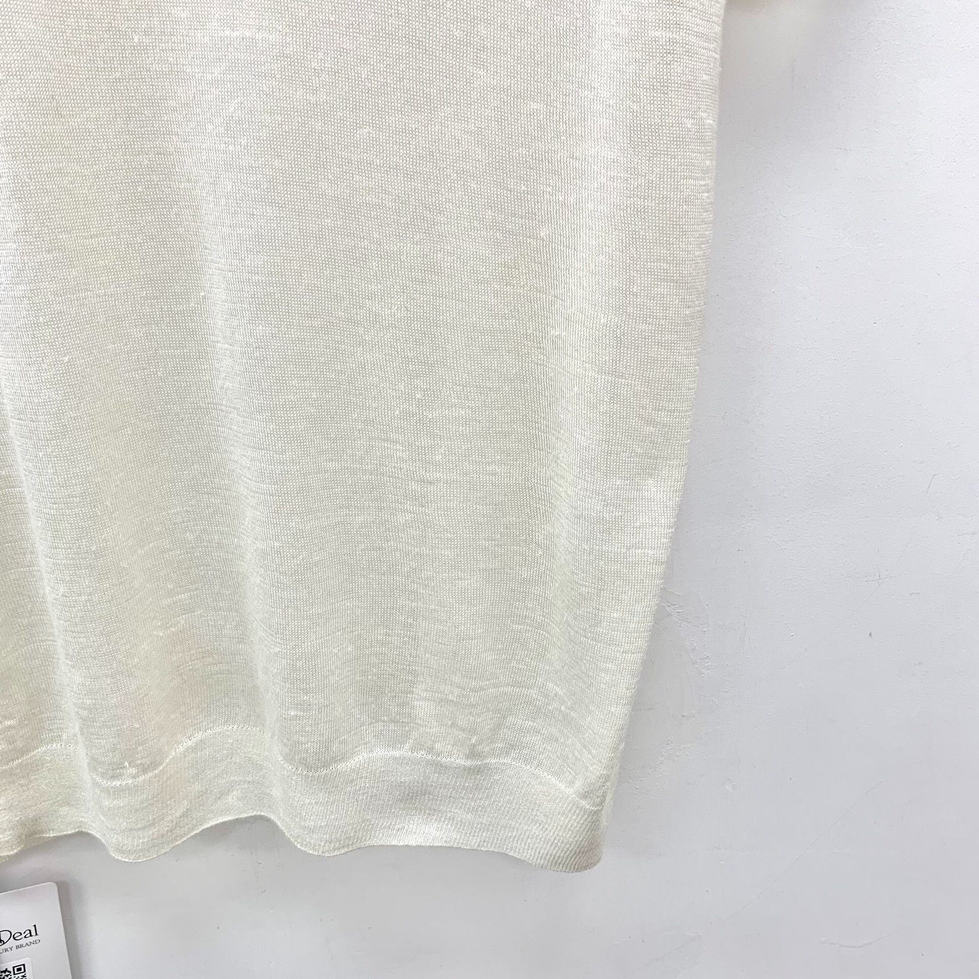Prada Prada Logo Embossed Knit Short Sleeve Sweater Size 40 Size S / US 4 / IT 40 - 4 Thumbnail