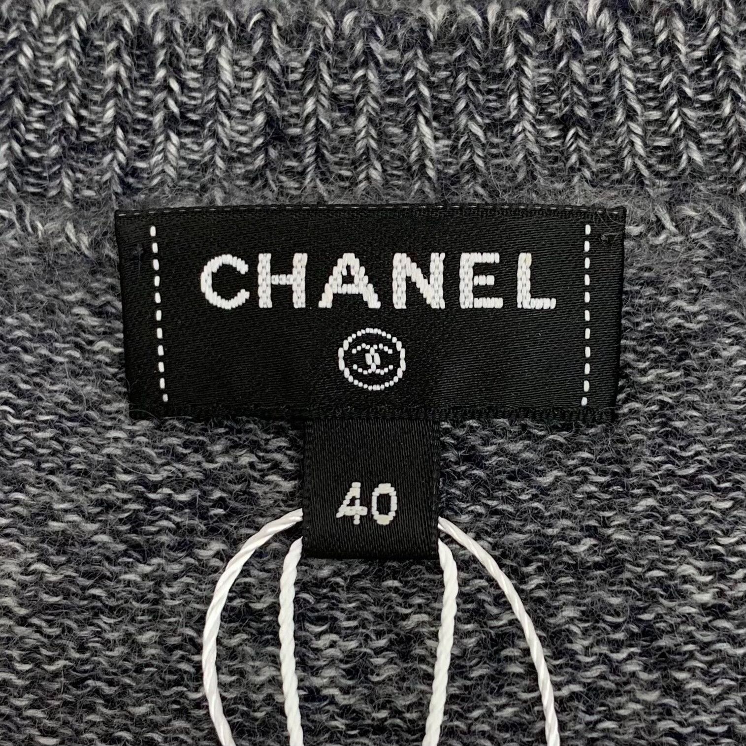 Chanel Chanel Floral Intarsia Cashmere Sweater 40 Size M / US 6-8 / IT 42-44 - 6 Thumbnail