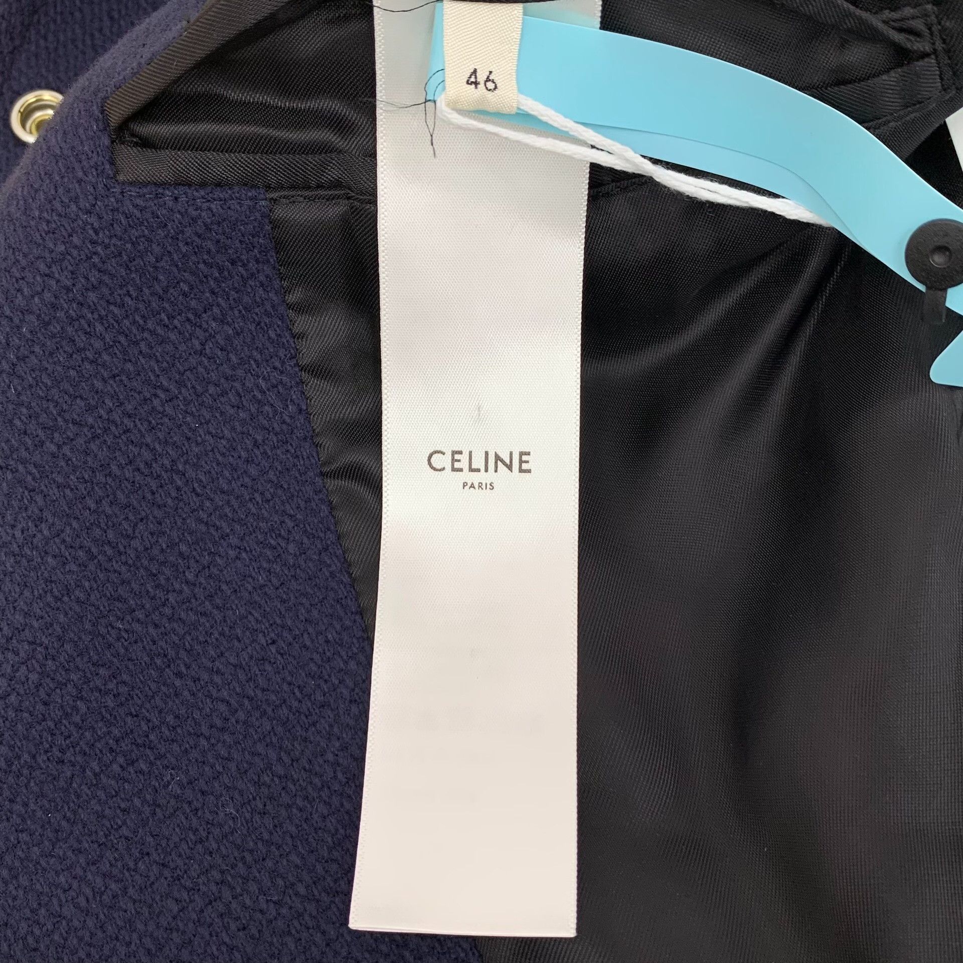 Celine Celine Wool Lambskin Varsity Jacket Size 46 Size US S / EU 44-46 / 1 - 6 Thumbnail