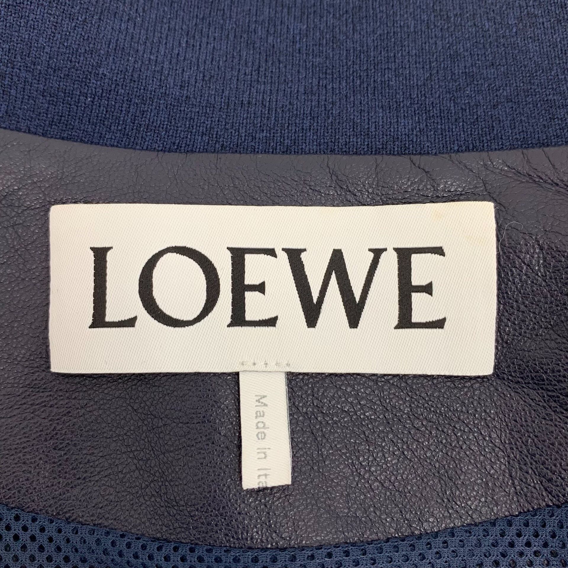 Loewe Loewe Lambskin Logo Zip Leather Jacket Size 38 Size S / US 4 / IT 40 - 6 Thumbnail