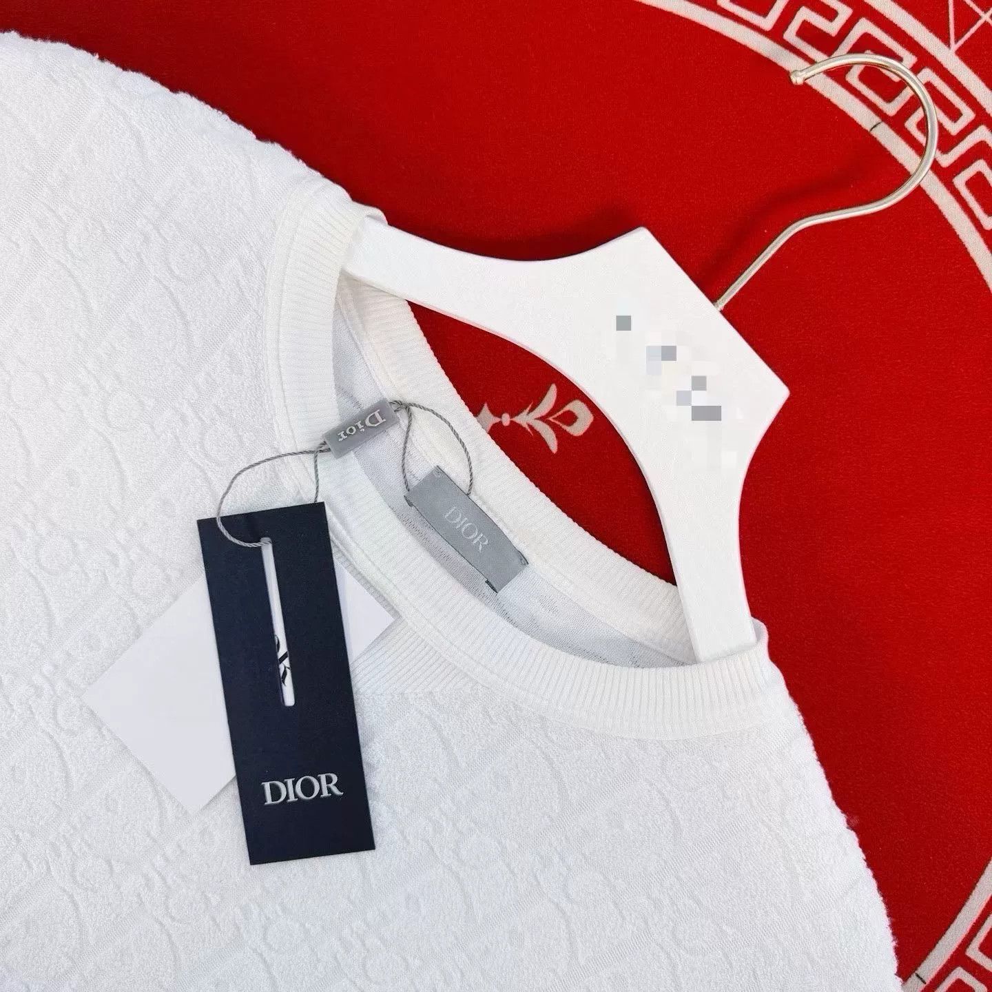 Dior Dior White Oblique Terry T-Shirt Size M Size US M / EU 48-50 / 2 - 3 Thumbnail