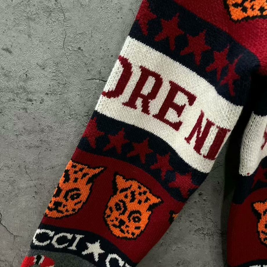 Gucci Gucci Tiger Slogan Intarsia Knit Sweater Size S Size US S / EU 44-46 / 1 - 5 Thumbnail