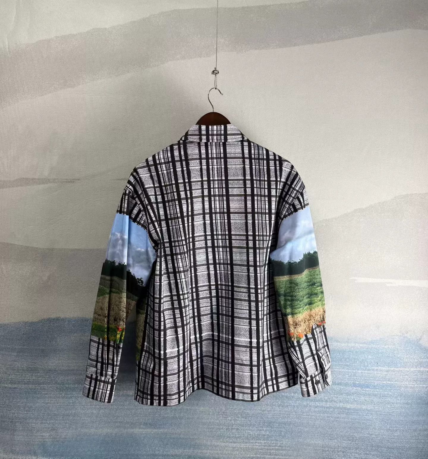 Louis Vuitton Louis Vuitton Landscape Graphic Plaid Shirt XS Size US XS / EU 42 / 0 - 3 Thumbnail