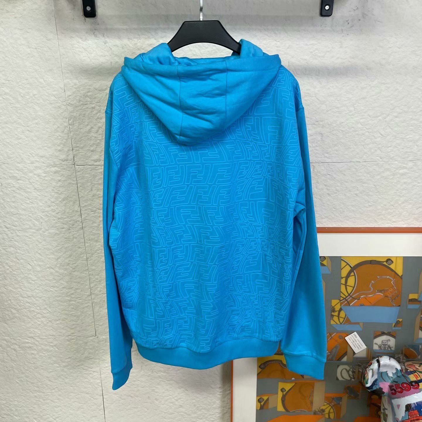 Fendi Fendi Embossed Monogram Hoodie Size XXL Size US XXL / EU 58 / 5 - 2 Thumbnail