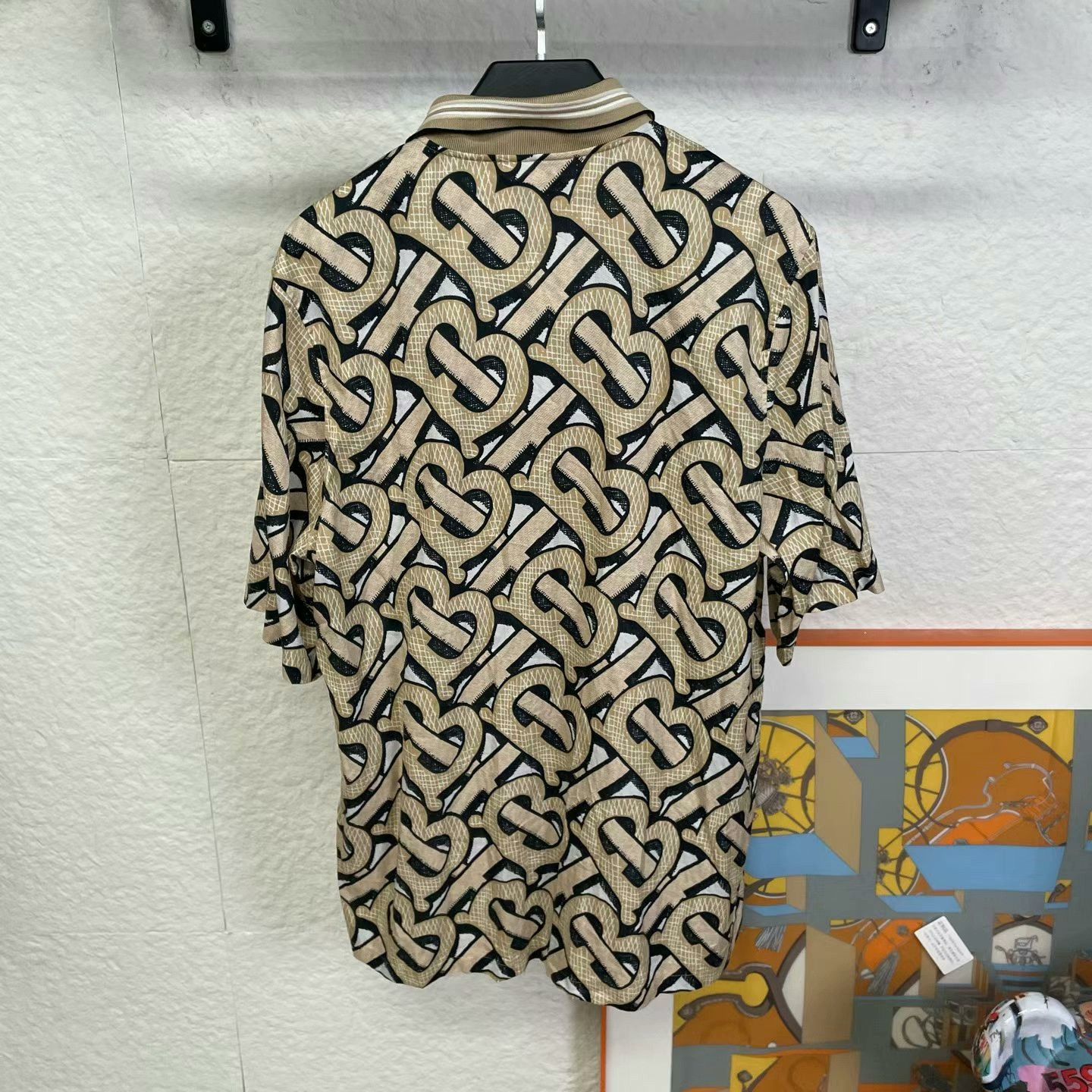 Burberry Burberry TB Monogram Short Sleeve Shirt Size M Size US M / EU 48-50 / 2 - 2 Thumbnail