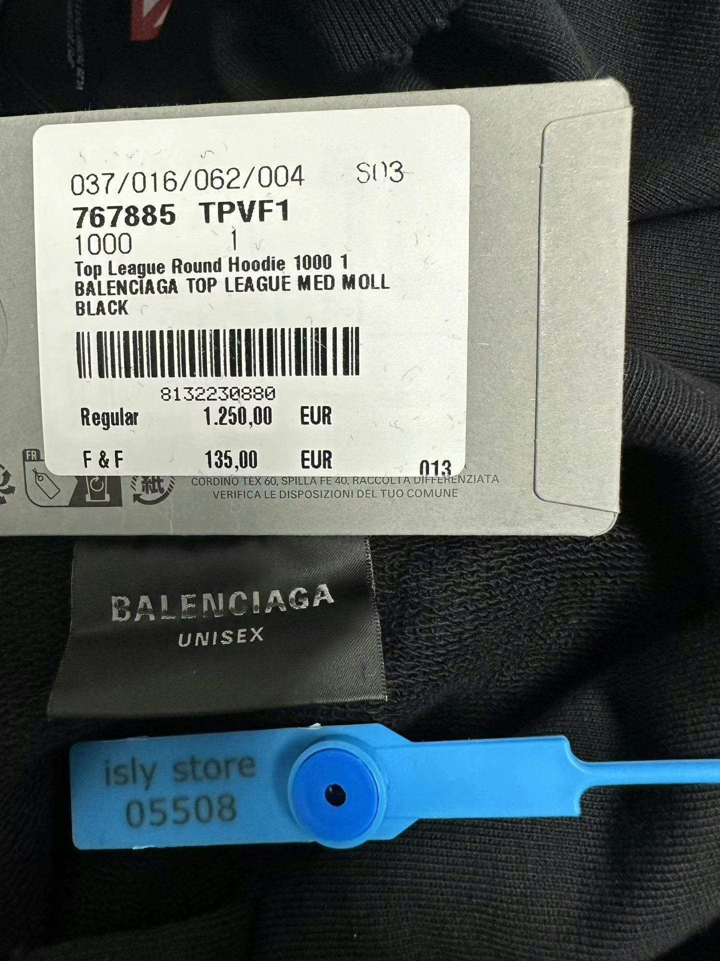 Balenciaga Balenciaga Multi-Logo Graphic Hoodie Size 1 Size US S / EU 44-46 / 1 - 5 Thumbnail