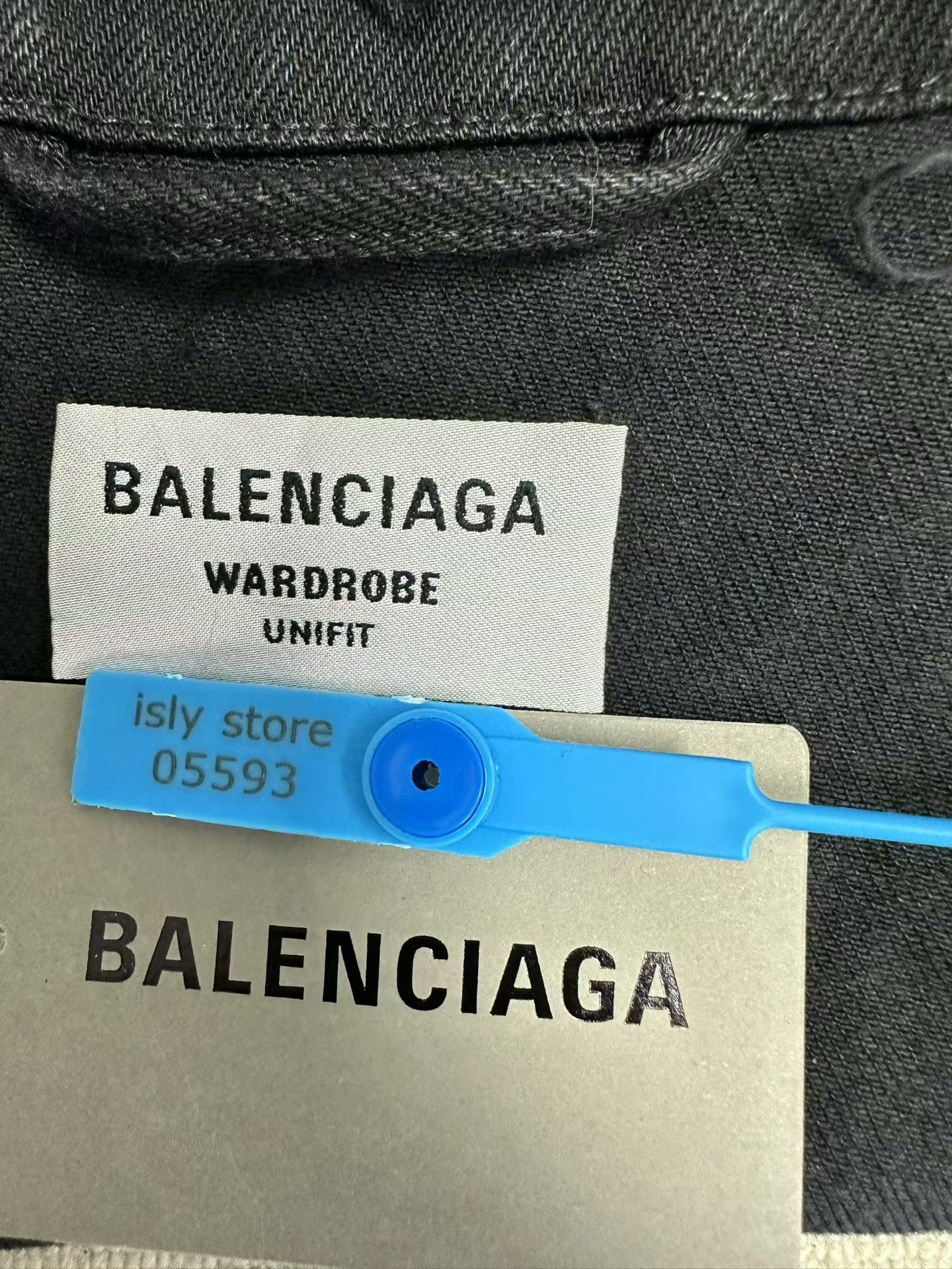 Balenciaga Balenciaga Logo Embroidered Denim Jacket Size M Size US M / EU 48-50 / 2 - 4 Thumbnail