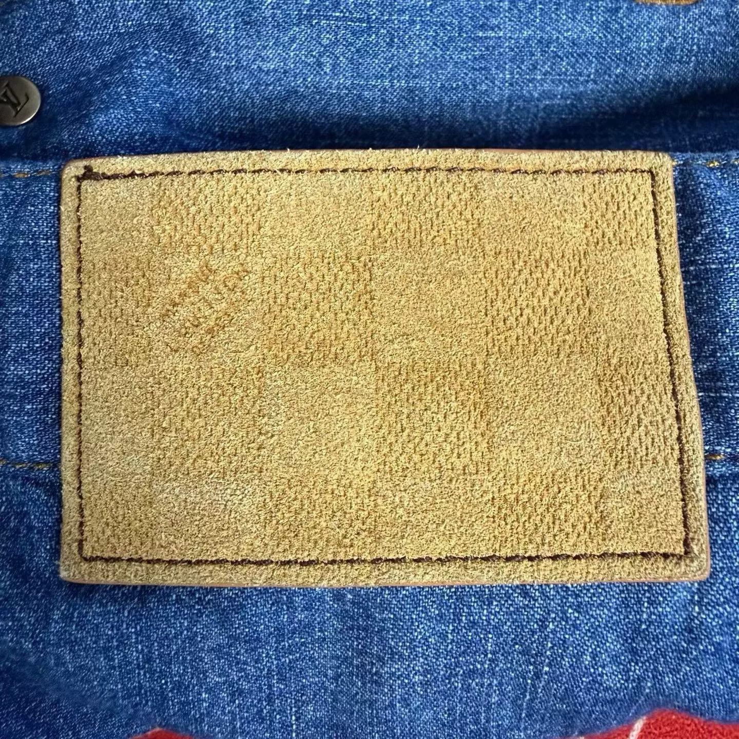 Louis Vuitton Louis Vuitton Tyler Rope Logo Denim Shorts 32 Size US 32 / EU 48 - 5 Thumbnail