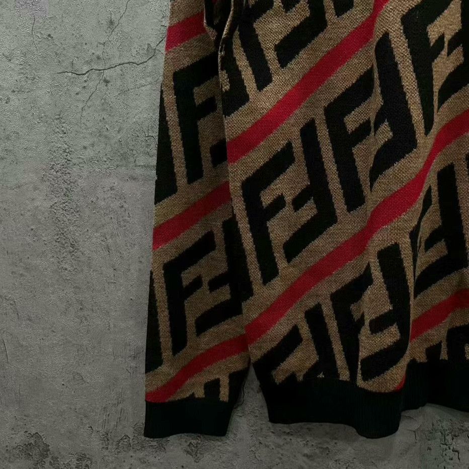 Fendi Fendi FF Monogram Knit Sweater Size 46 Size US S / EU 44-46 / 1 - 6 Thumbnail