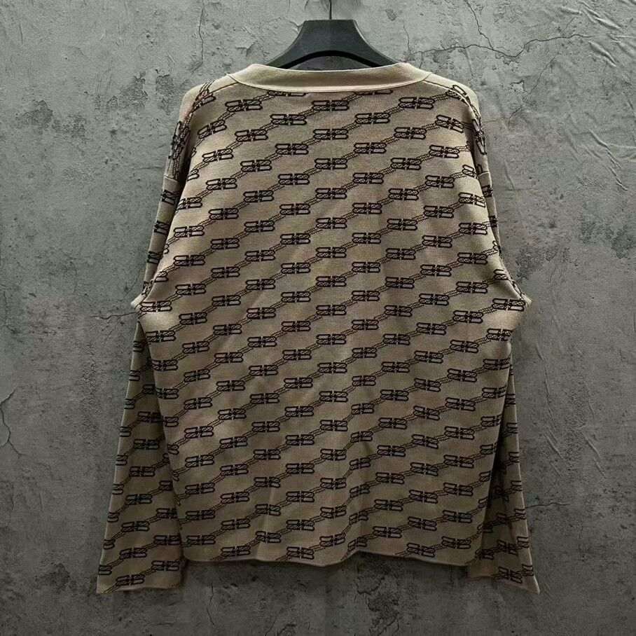 Balenciaga Balenciaga Monogram BB Knit Cardigan Size 2 Size US M / EU 48-50 / 2 - 2 Thumbnail