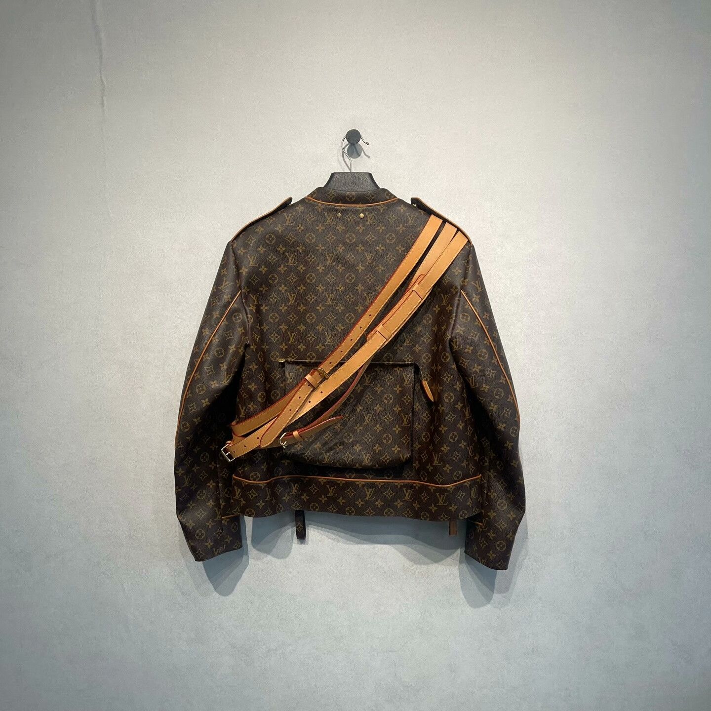 Louis Vuitton Louis Vuitton Monogram Utility Leather Jacket 50 Size US M / EU 48-50 / 2 - 2 Thumbnail